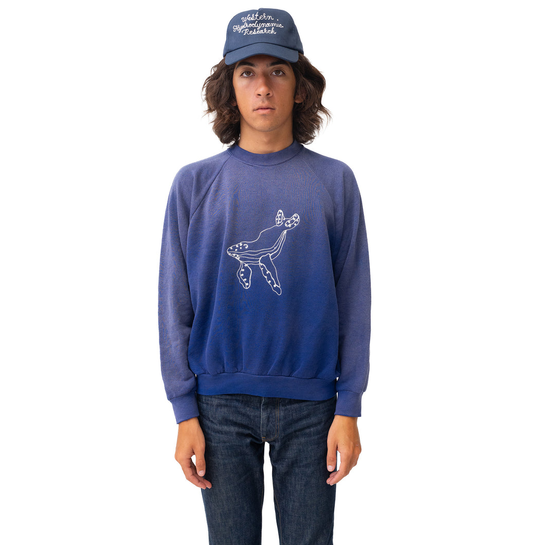 Vintage Whale Crew #12 MEDIUM