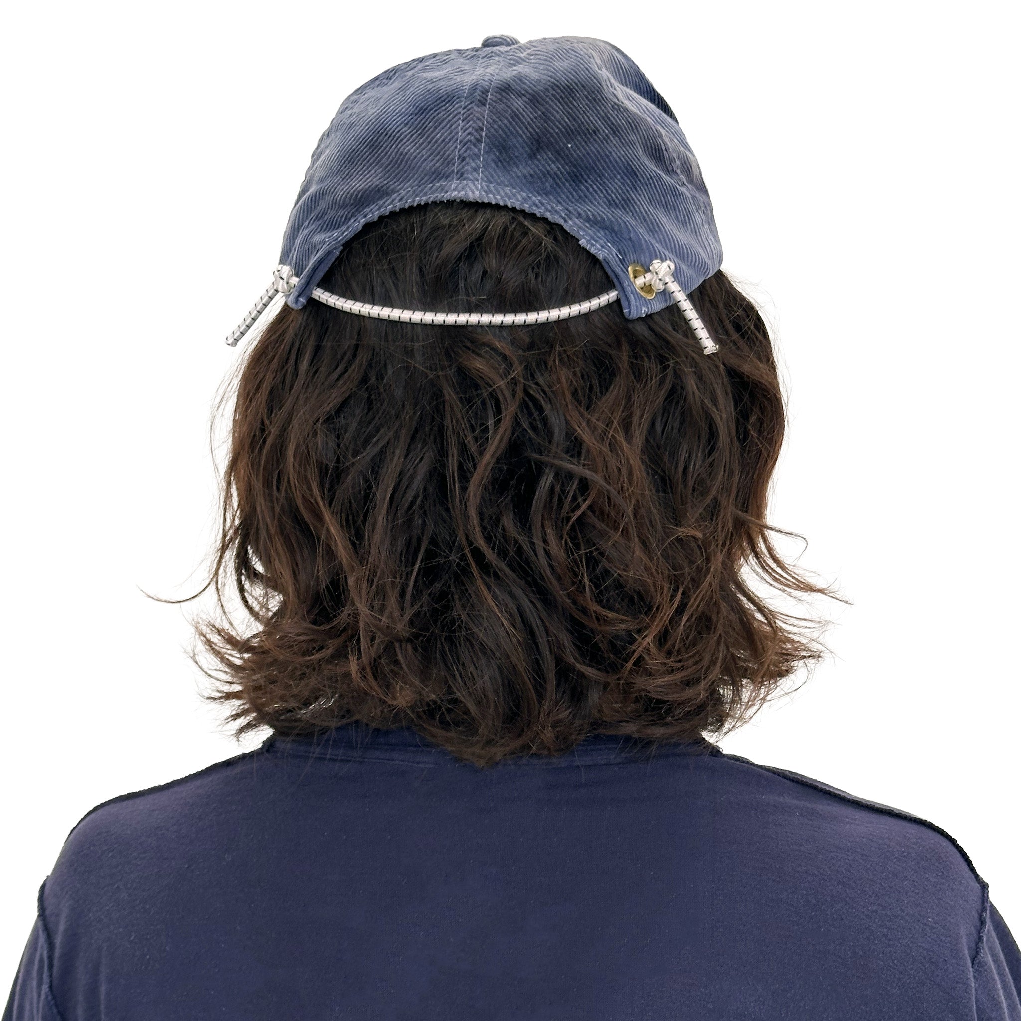Ice Dye Cord Hat (Indigo)