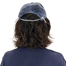 Load image into Gallery viewer, Ice Dye Cord Hat (Indigo)
