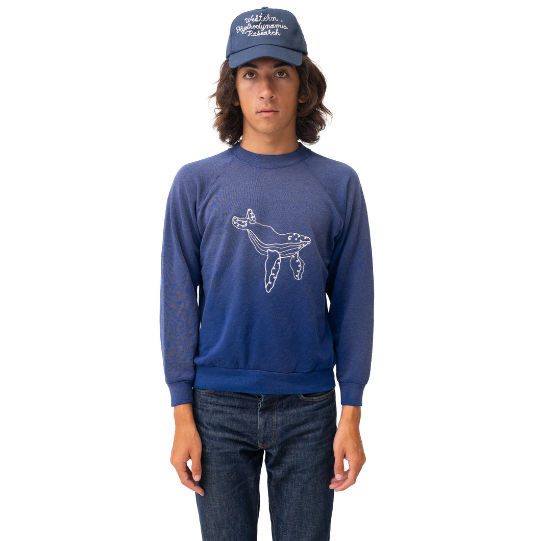 Vintage Whale Crew #18 SMALL