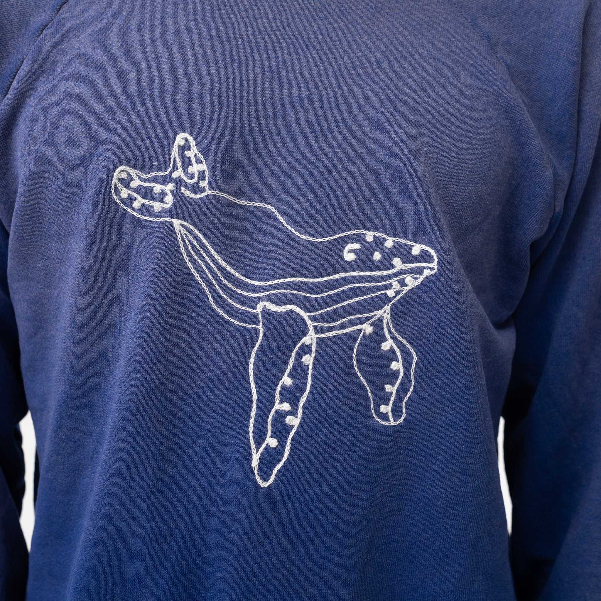 Vintage Whale Crew #18 SMALL