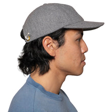 Load image into Gallery viewer, 6 Panel Dock Worker Hat (Gray)
