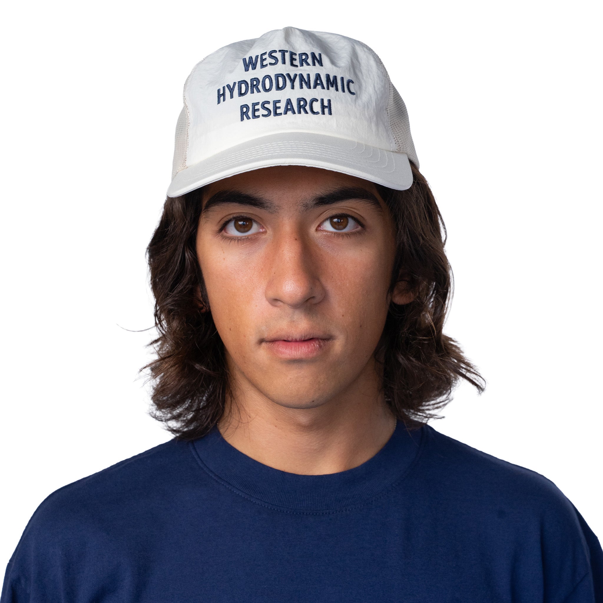 Mesh Promo Hat (Natural/Navy)