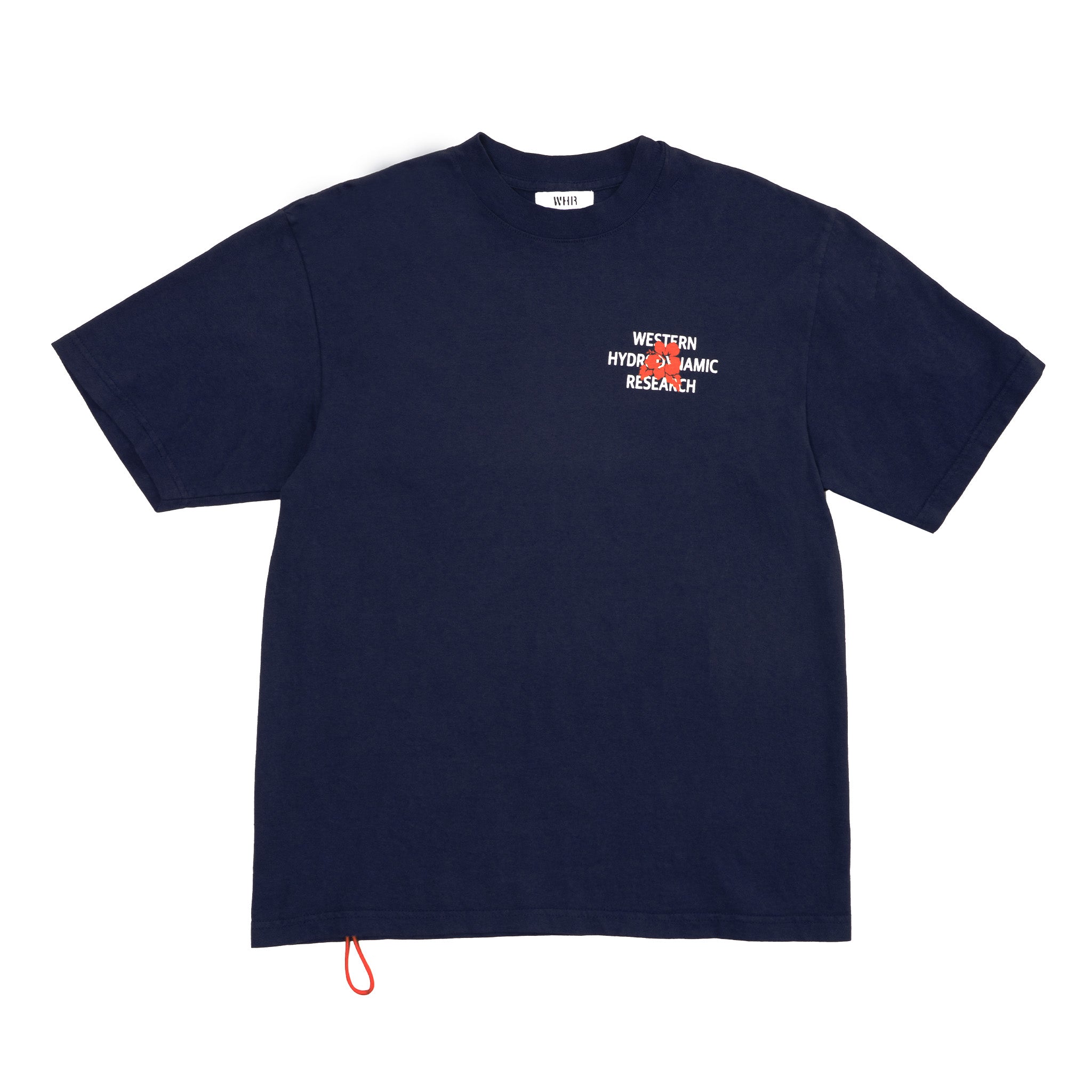 Hibiscus Tee (Navy)