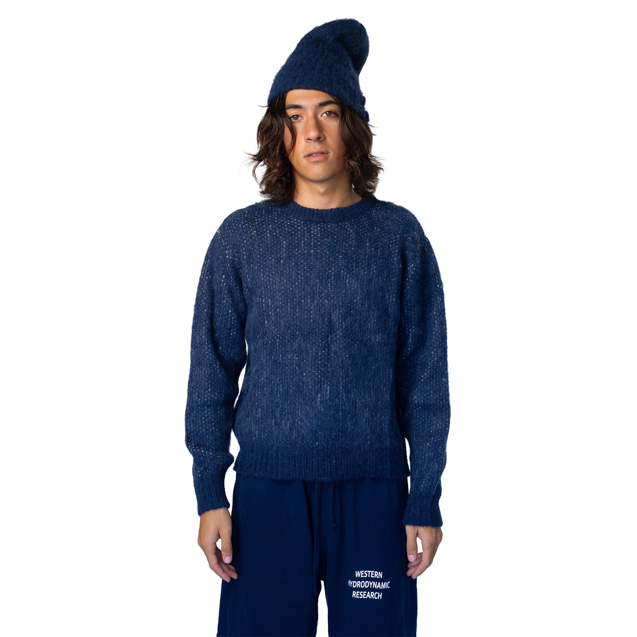 Alpaca Sweater (Navy)