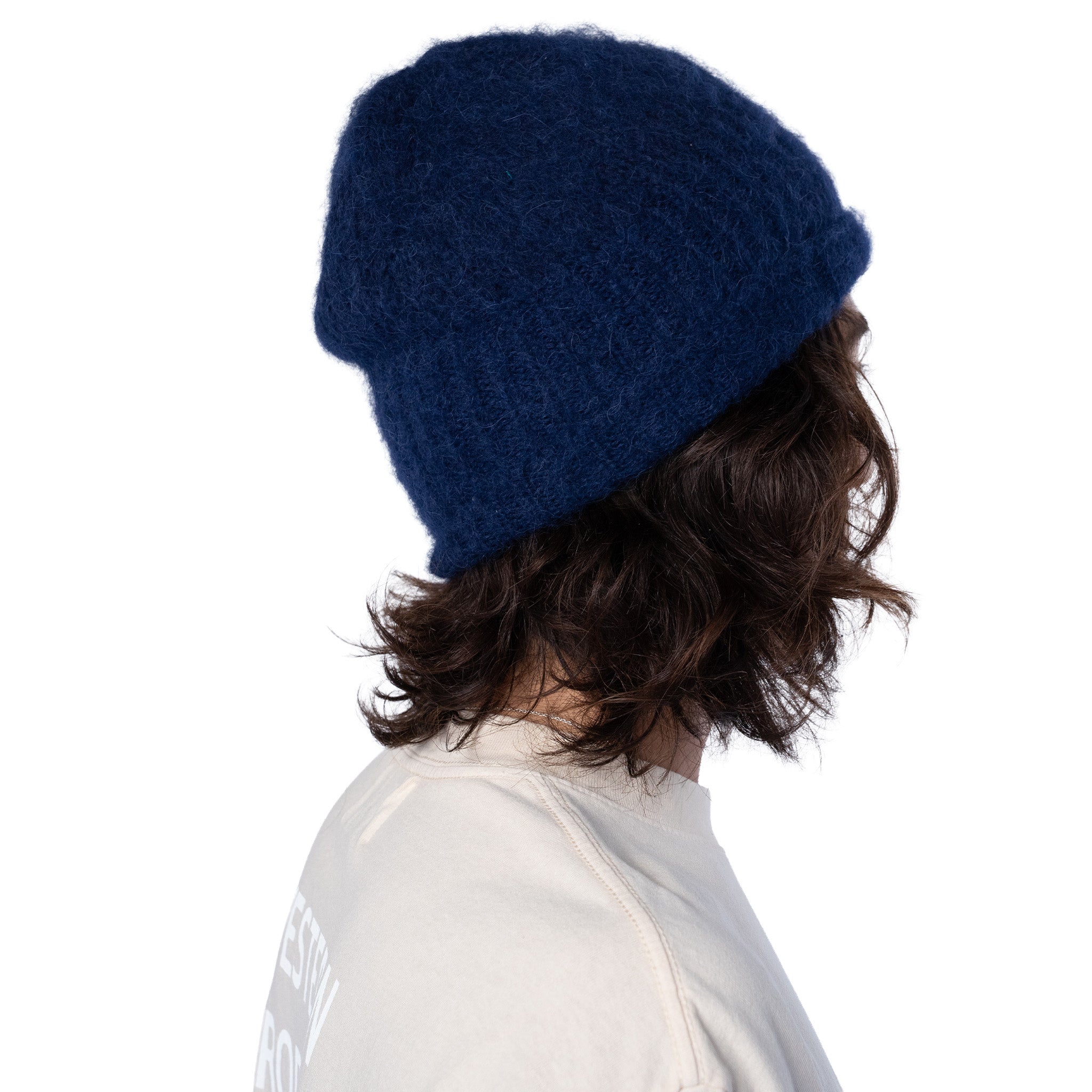 Alpaca Beanie (Navy)