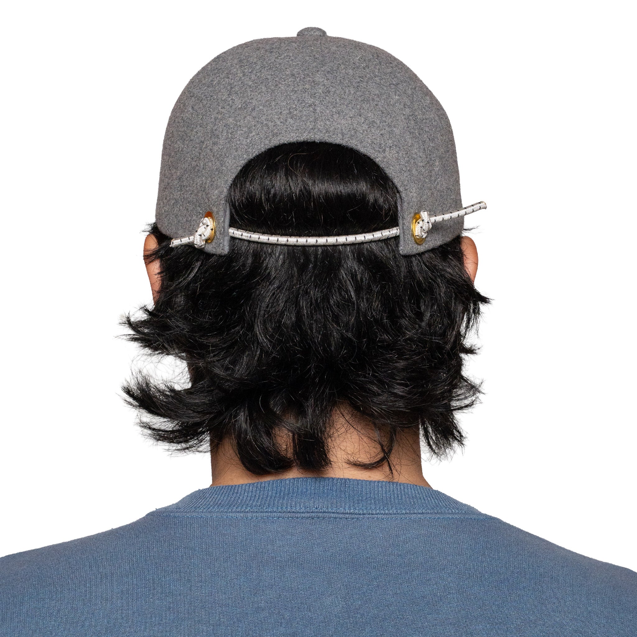 6 Panel Dock Worker Hat (Gray)