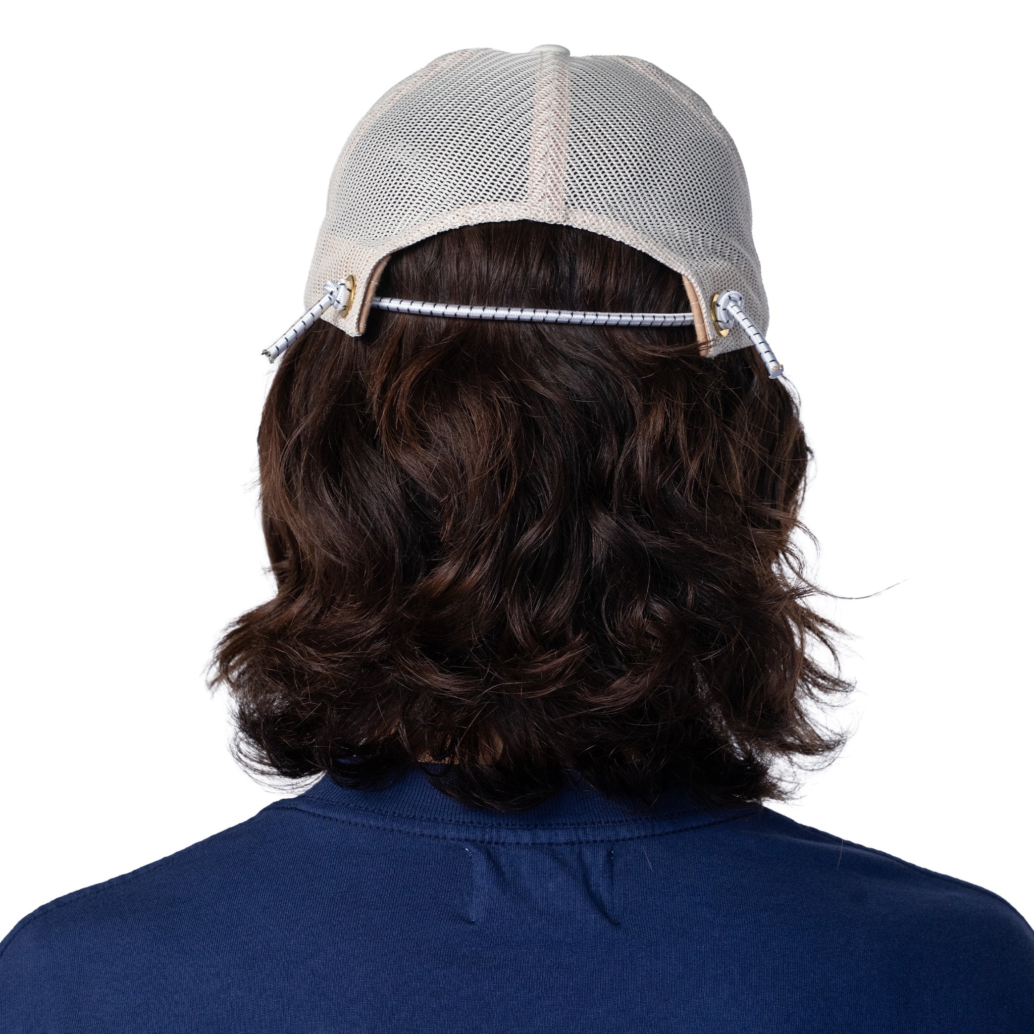 Mesh Promo Hat (Natural/Navy)