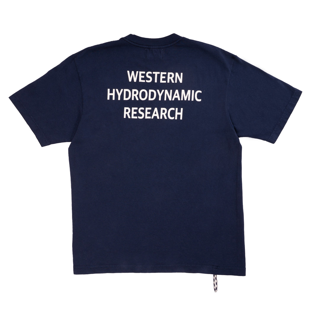 Worker Tee (Navy/White)