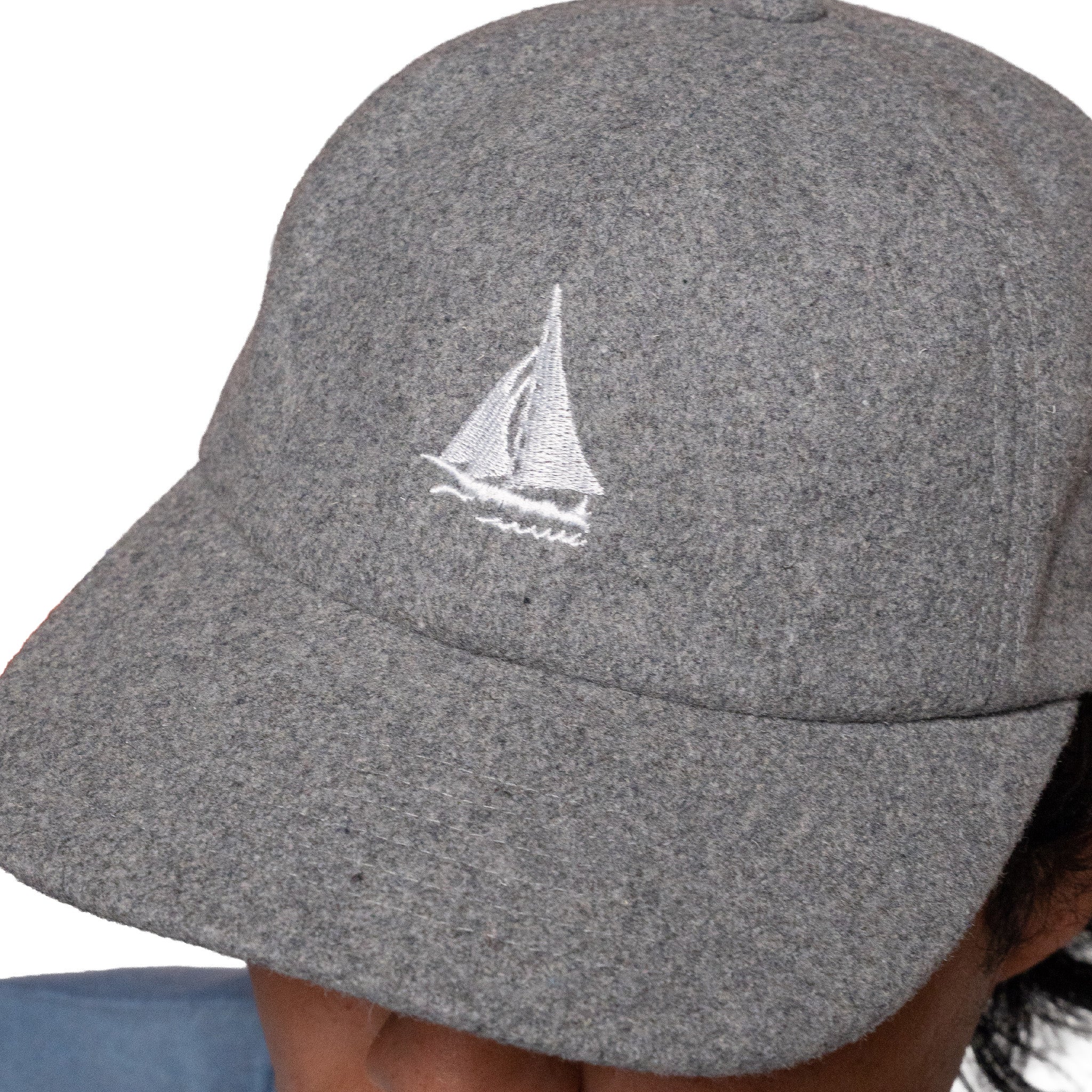 6 Panel Dock Worker Hat (Gray)