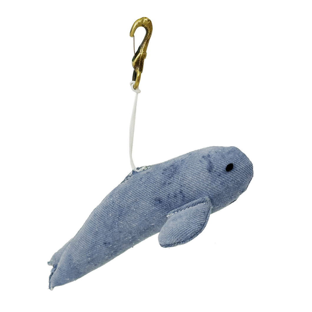Whale Charm (Indigo)