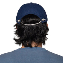 Load image into Gallery viewer, 6 Panel Dock Worker Hat (Navy)

