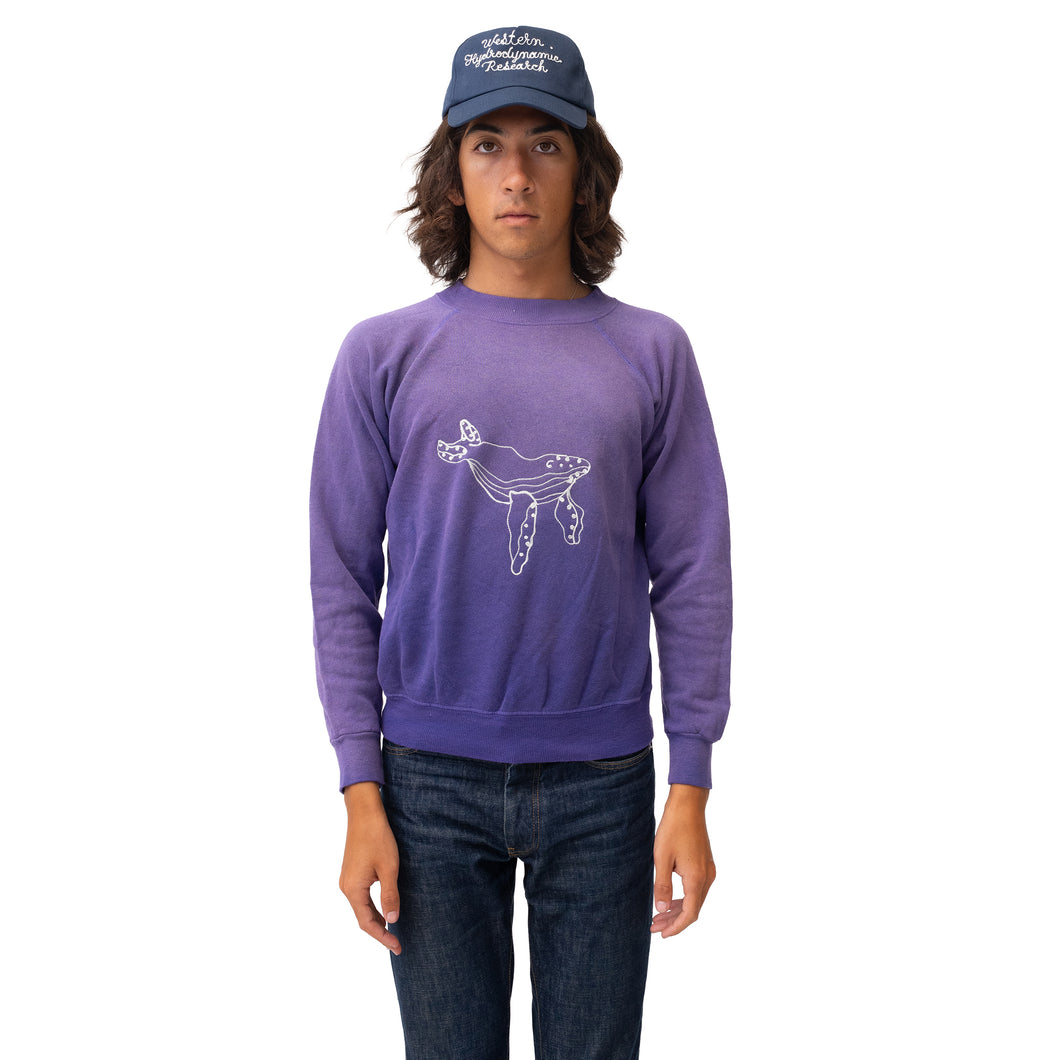 Vintage Whale Crew #28 SMALL