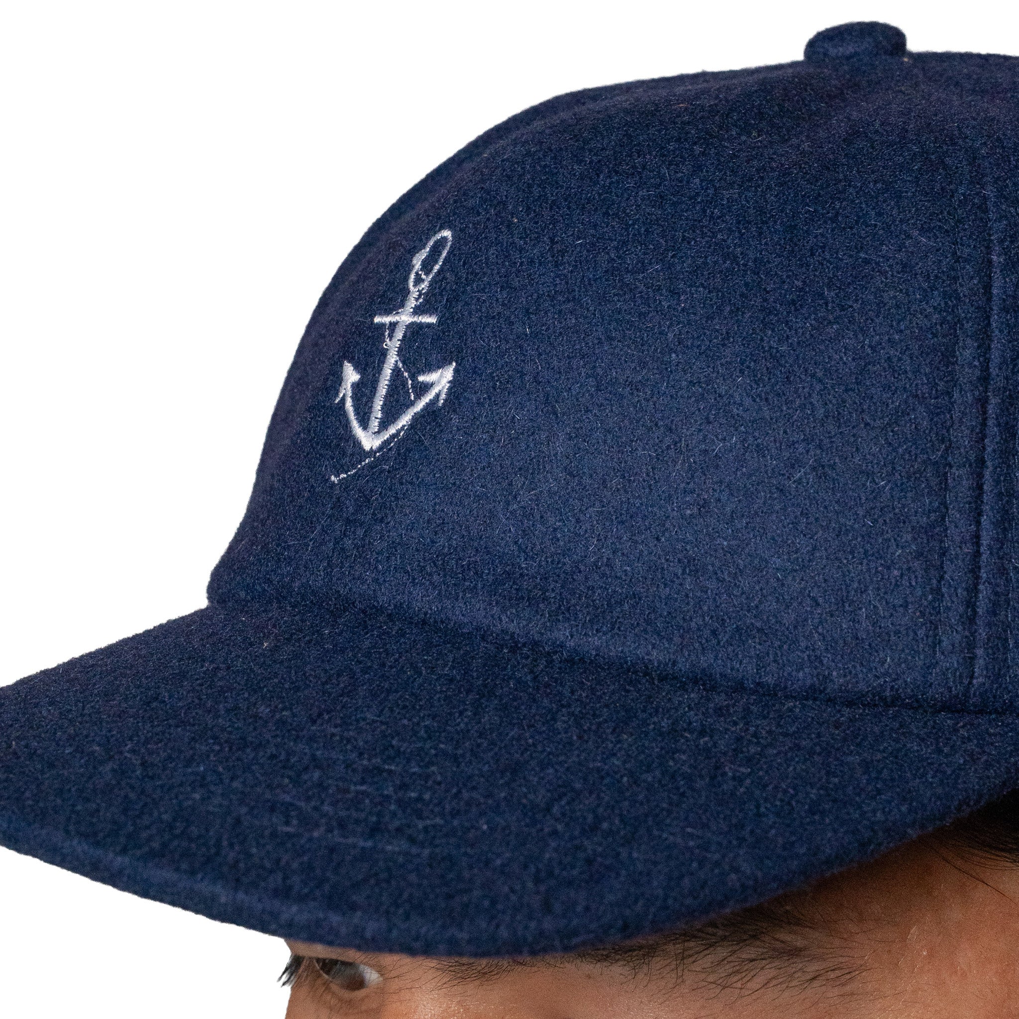 6 Panel Dock Worker Hat (Navy)
