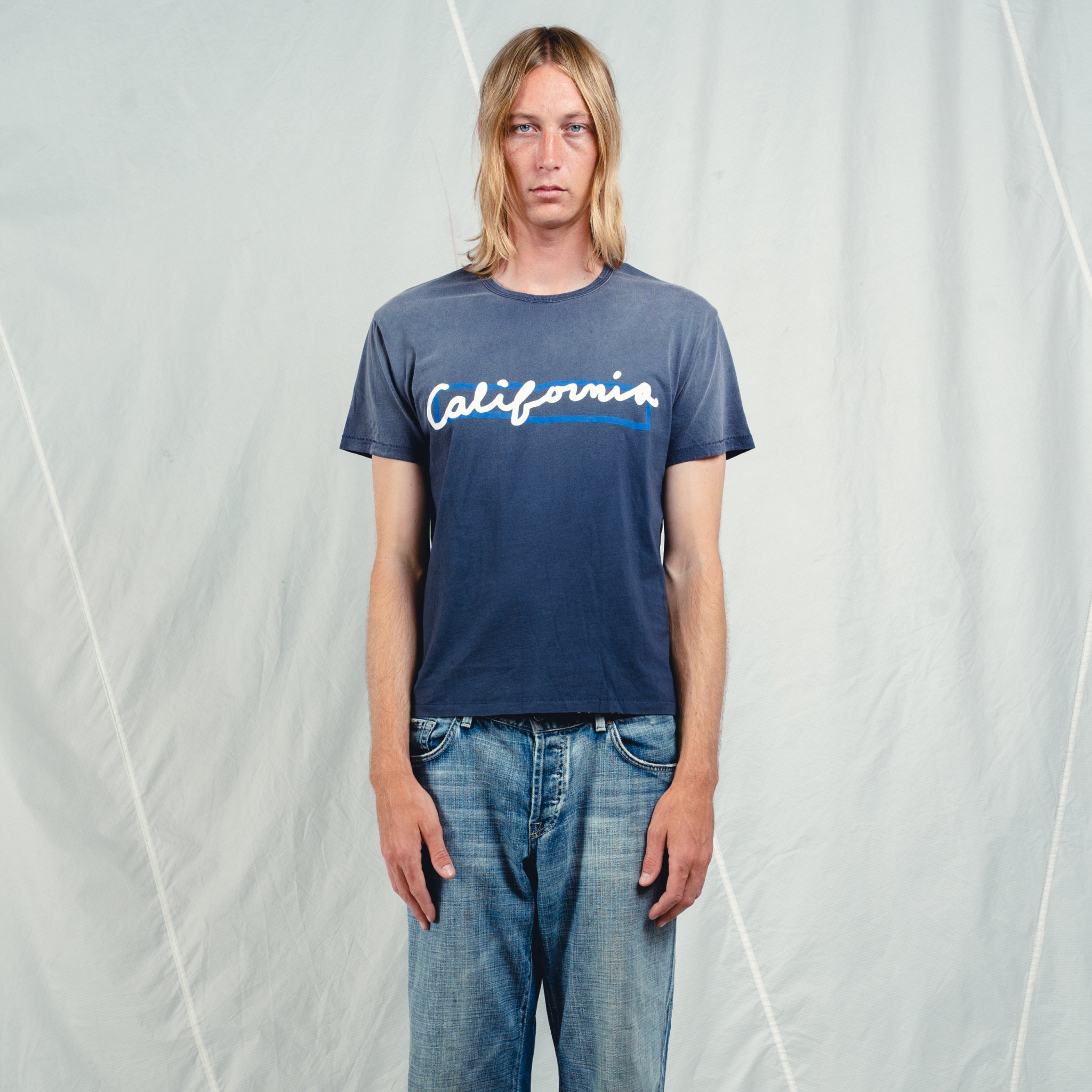 California Tee (Washed Navy)