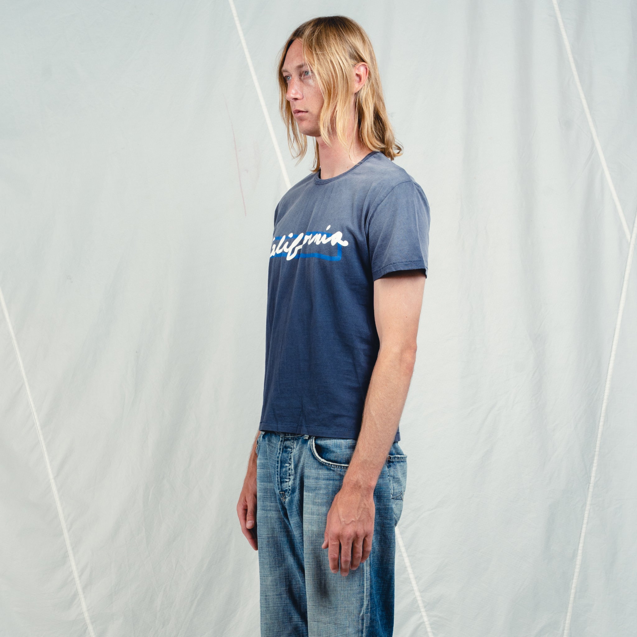 California Tee (Washed Navy)