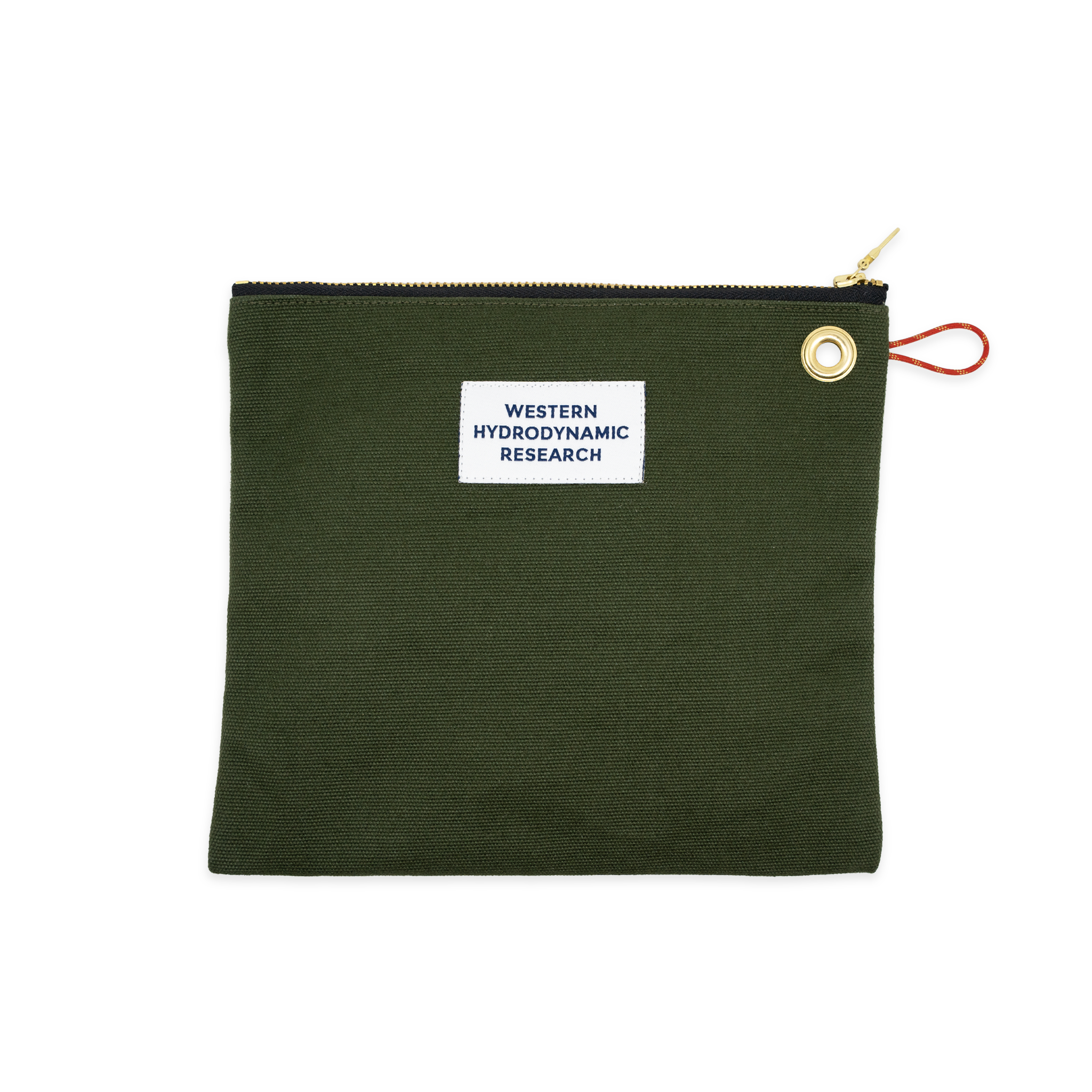 Canvas Zip Pouch (Drab)