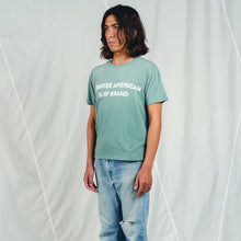 Load image into Gallery viewer, Japanese American Surf Brand Tee (Washed Green)
