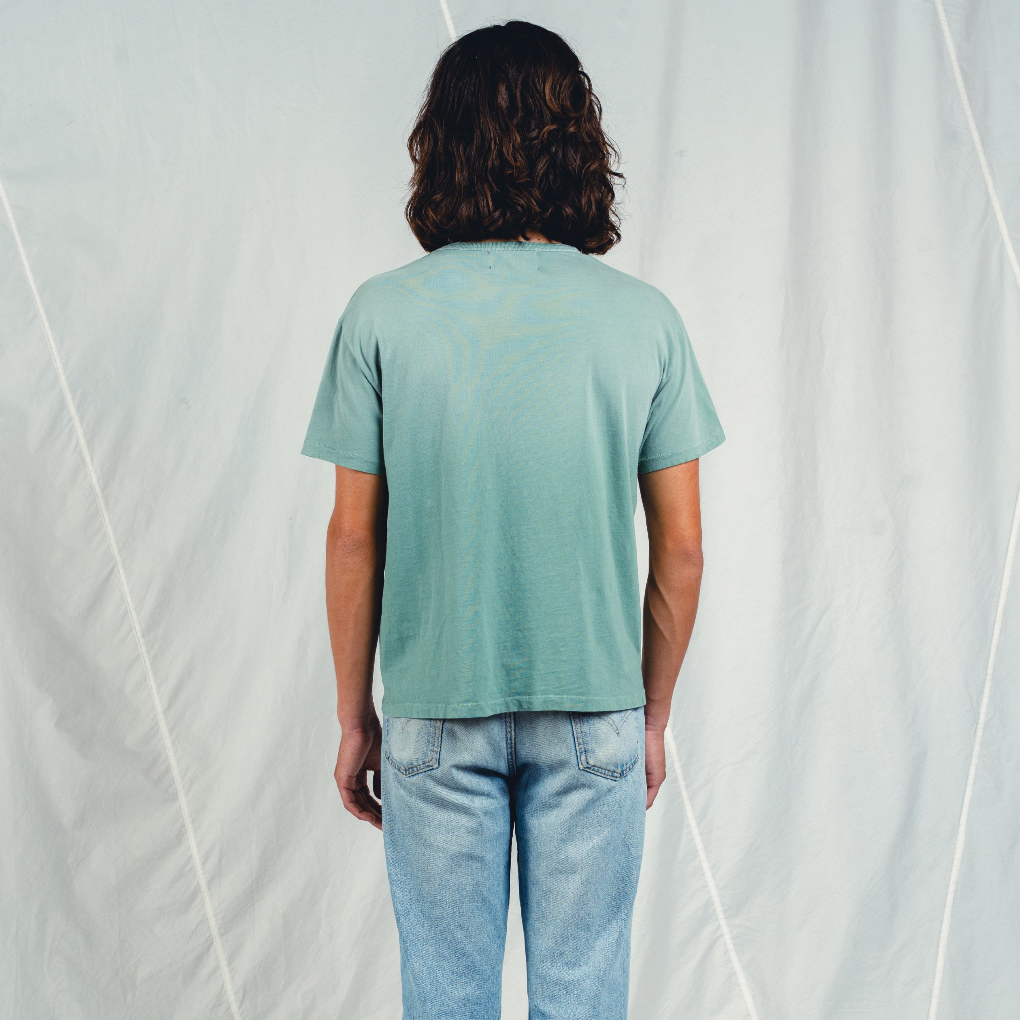 Japanese American Surf Brand Tee (Washed Green)