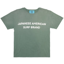 Load image into Gallery viewer, Japanese American Surf Brand Tee (Washed Green)
