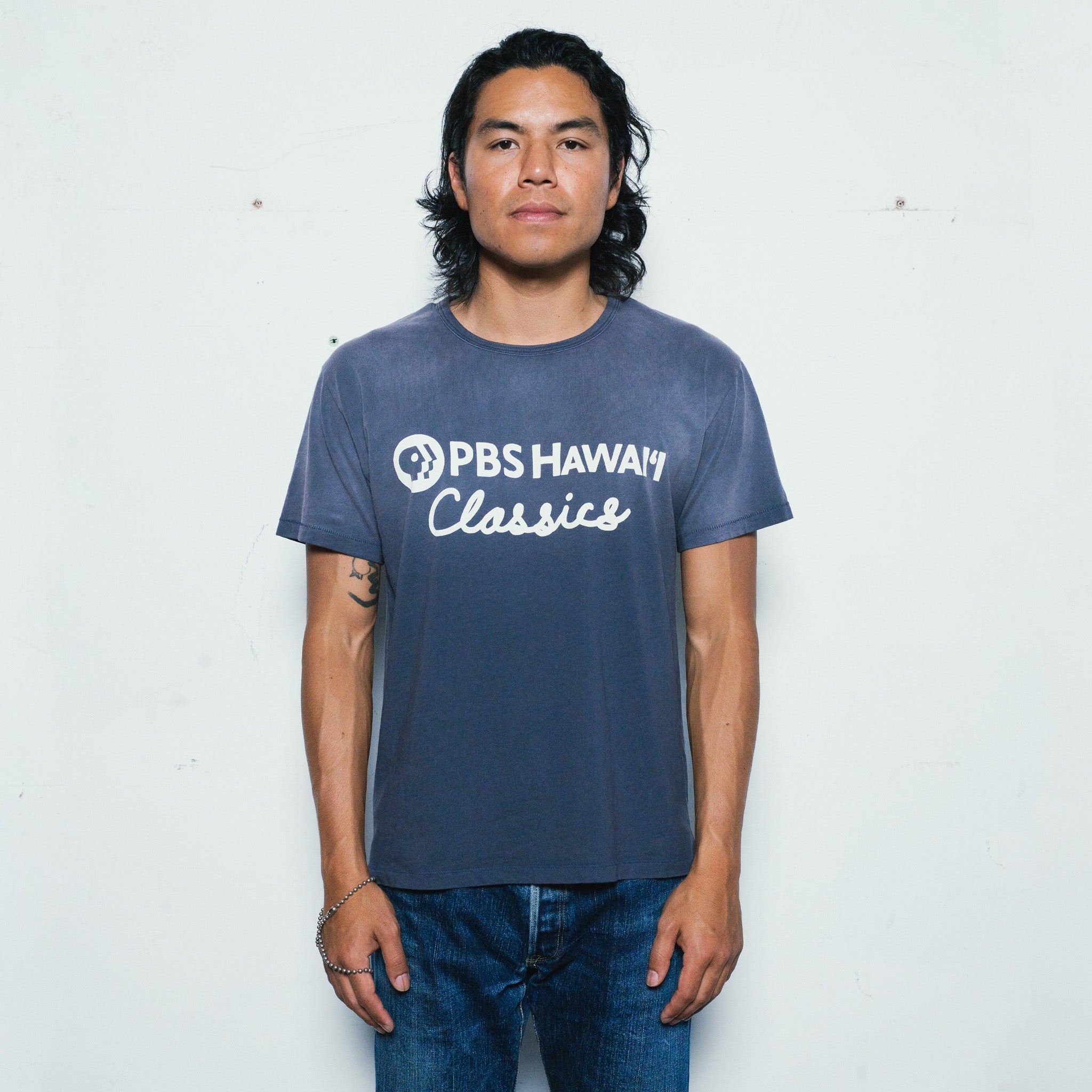 PBS Hawaii Tee (Washed Navy)