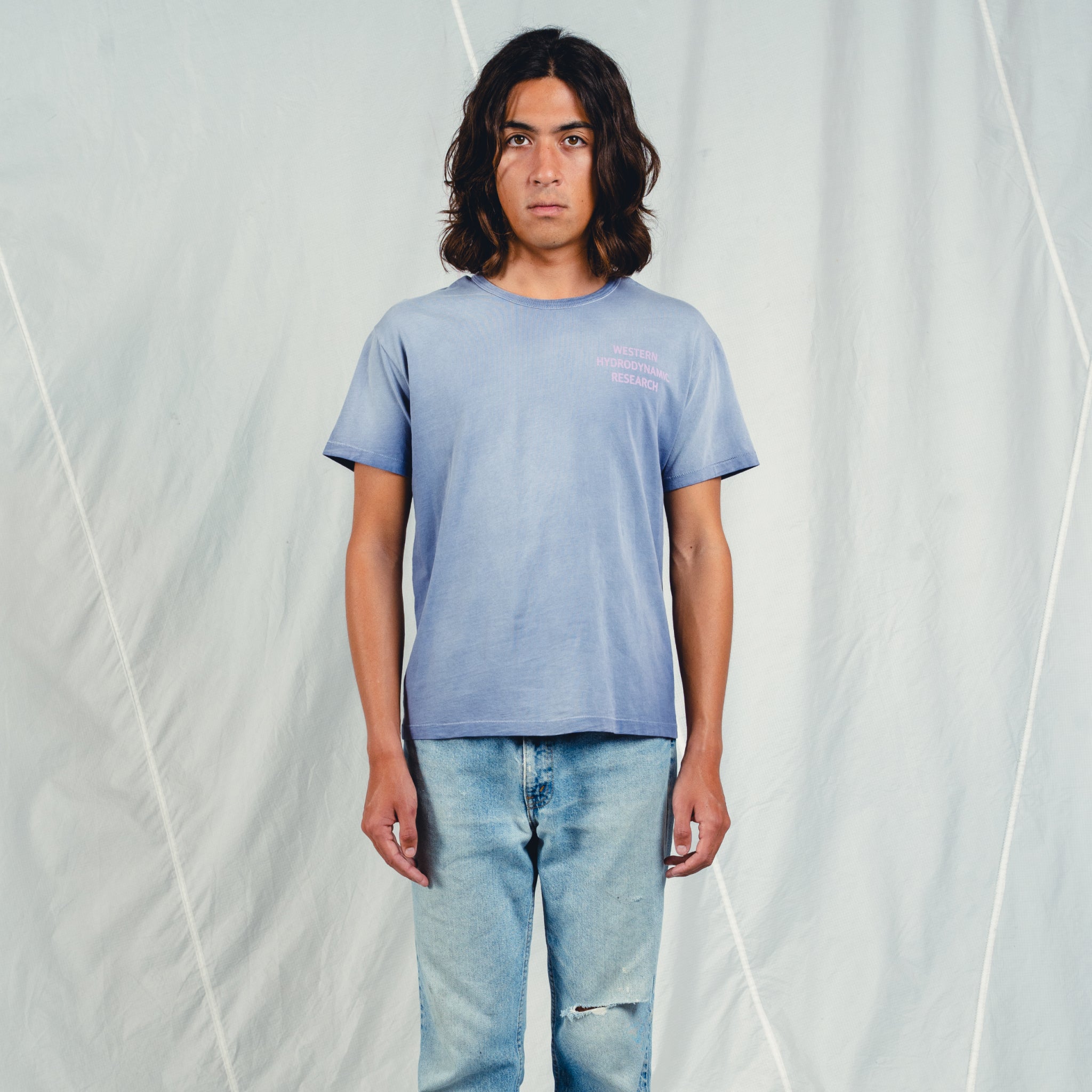 Worker Tee (Washed Lilac)