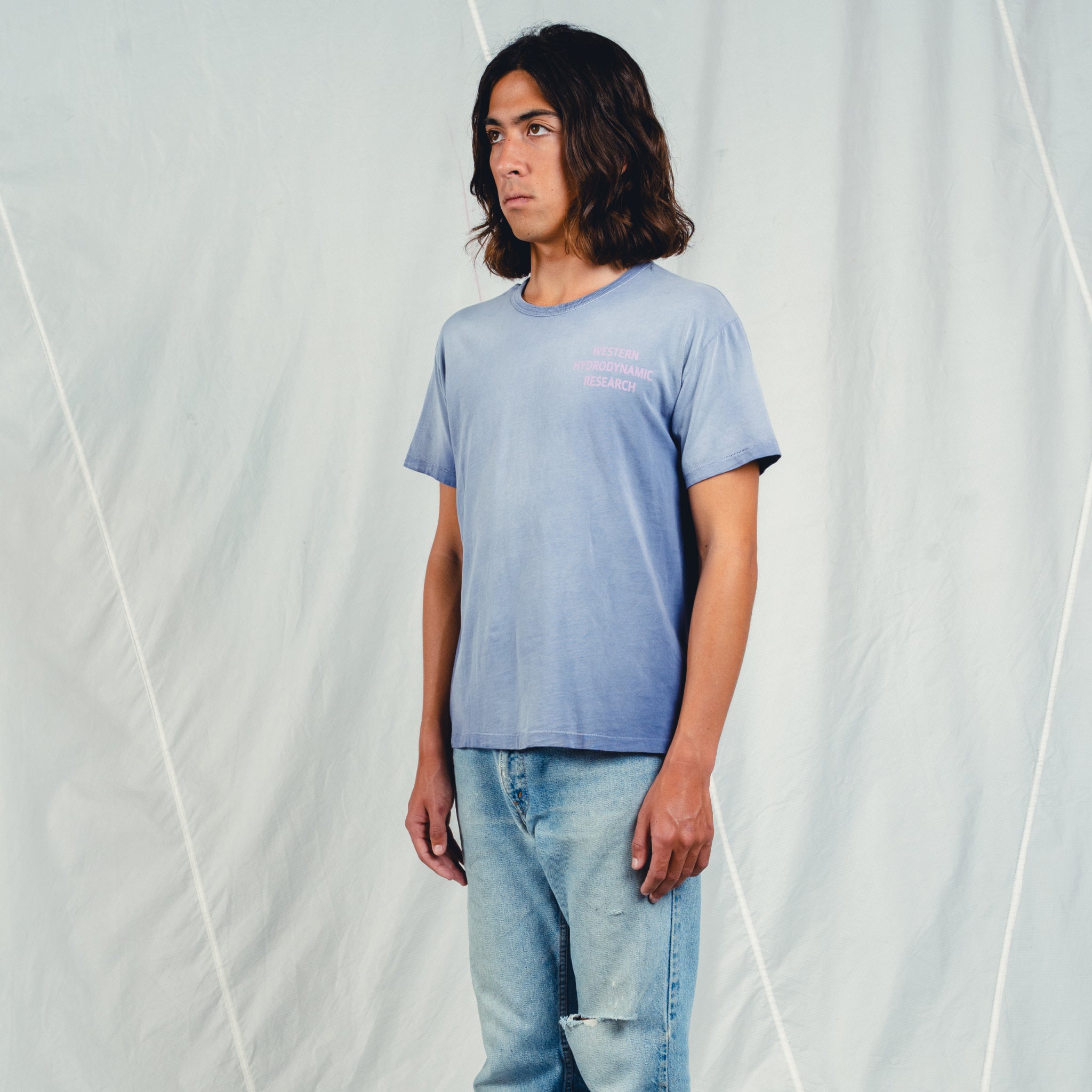 Worker Tee (Washed Lilac)