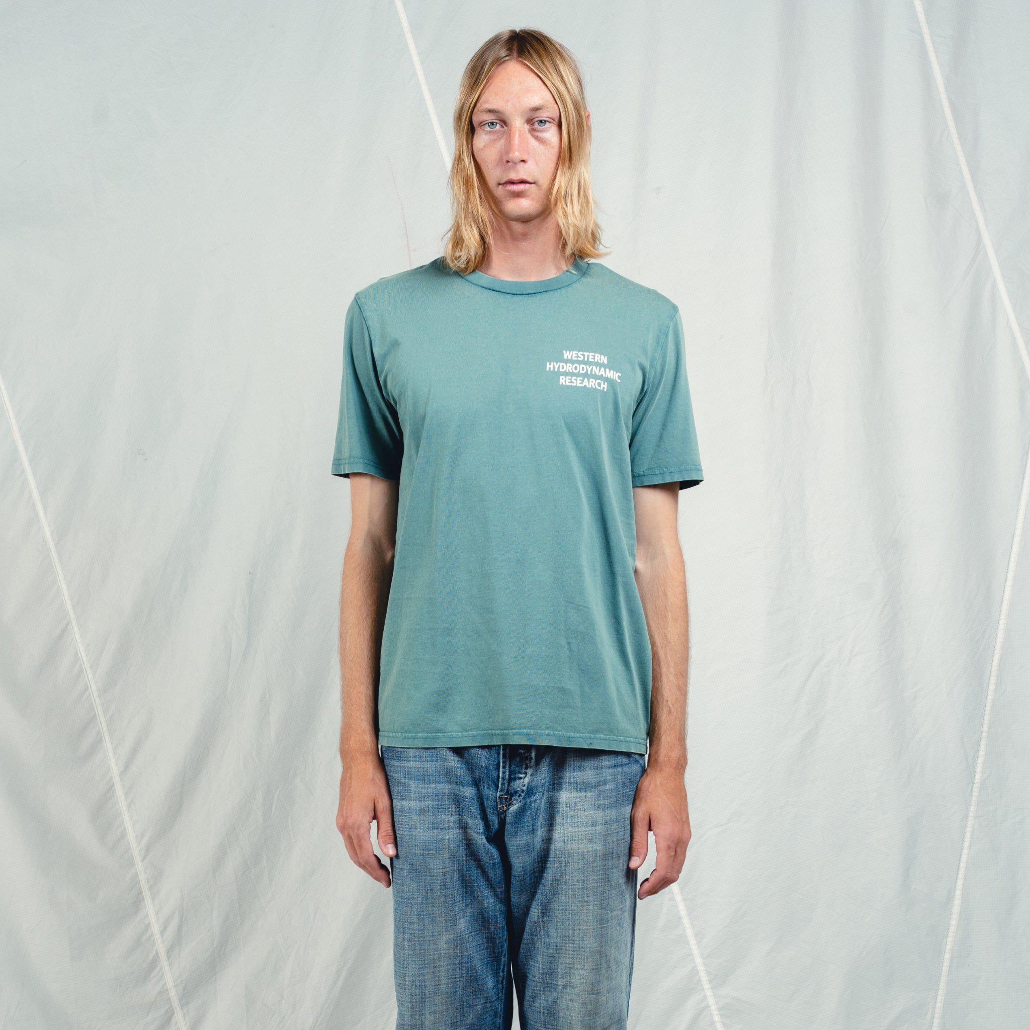 Worker Tee (Washed Green)
