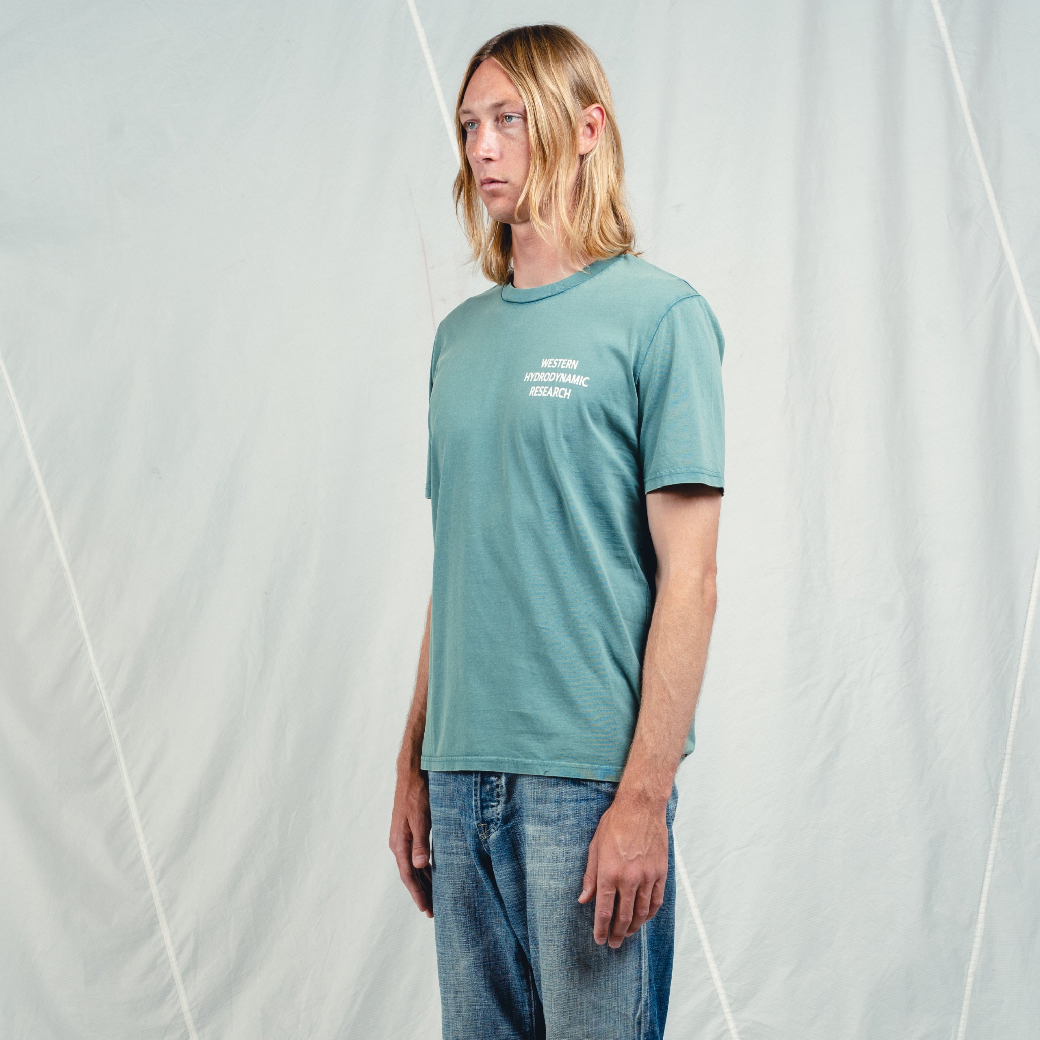 Worker Tee (Washed Green)
