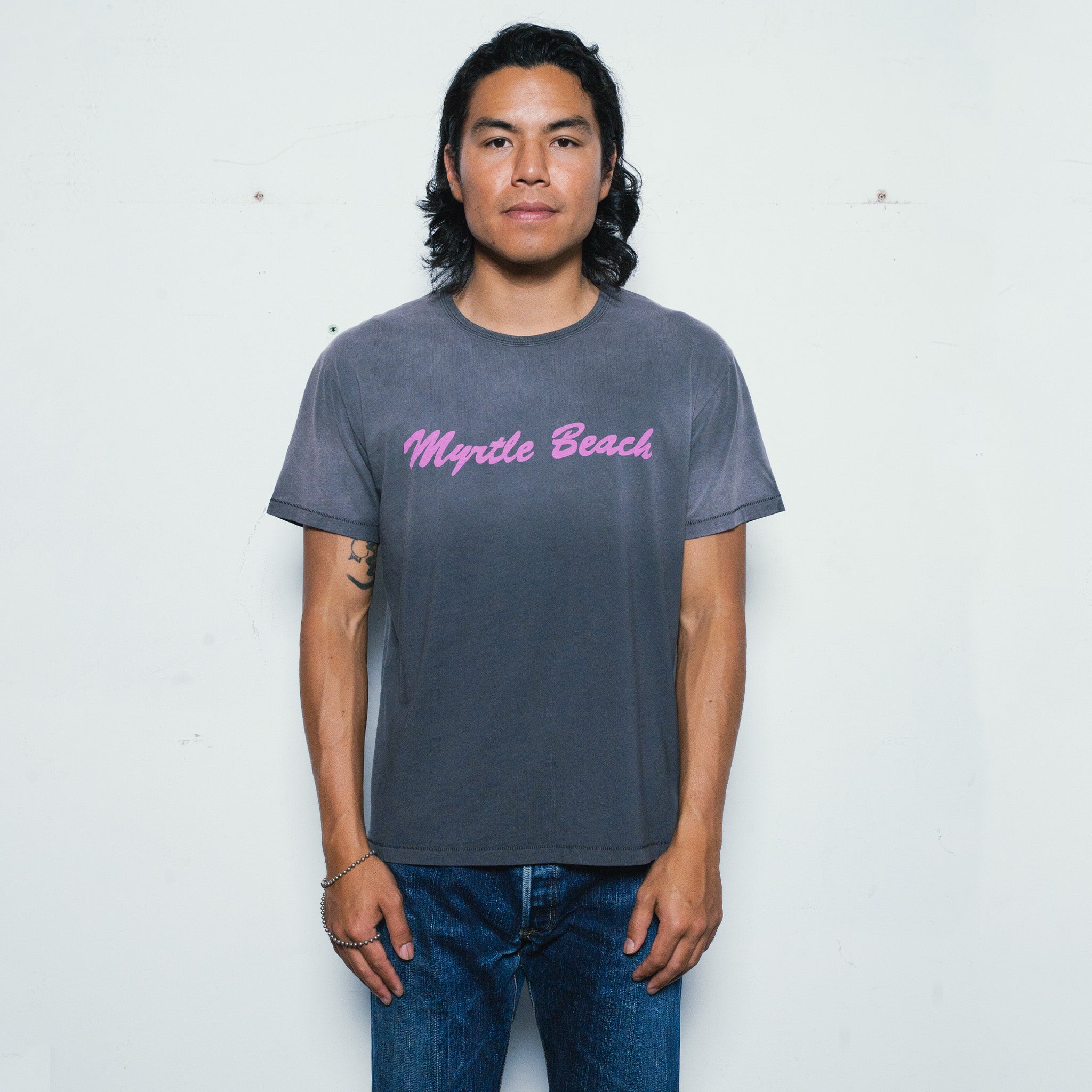 Myrtle Beach Tee (Washed Black)