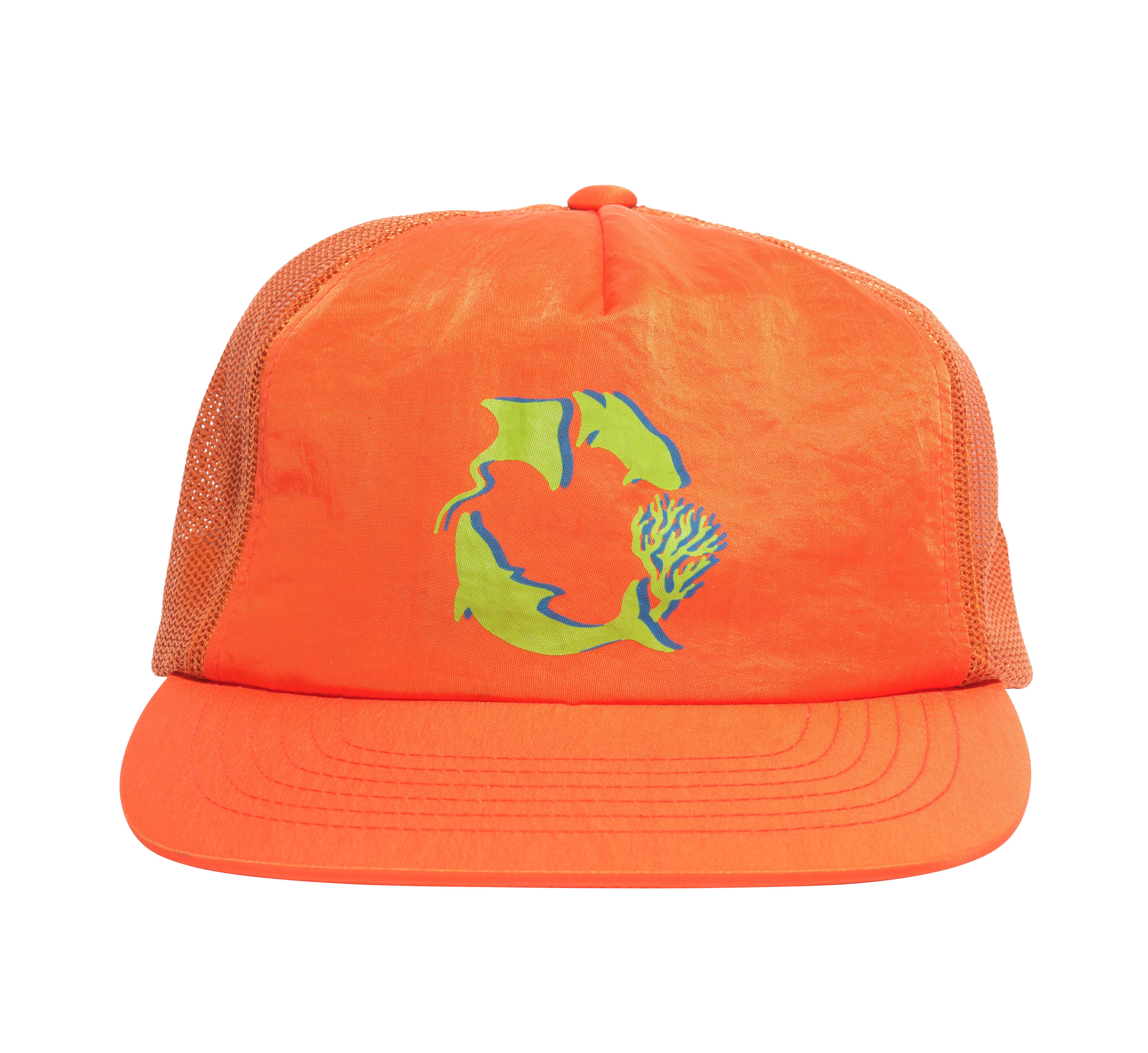 Sea View Nylon Hat (Orange)
