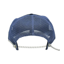 Load image into Gallery viewer, Script Trucker Hat (Navy/Gold)

