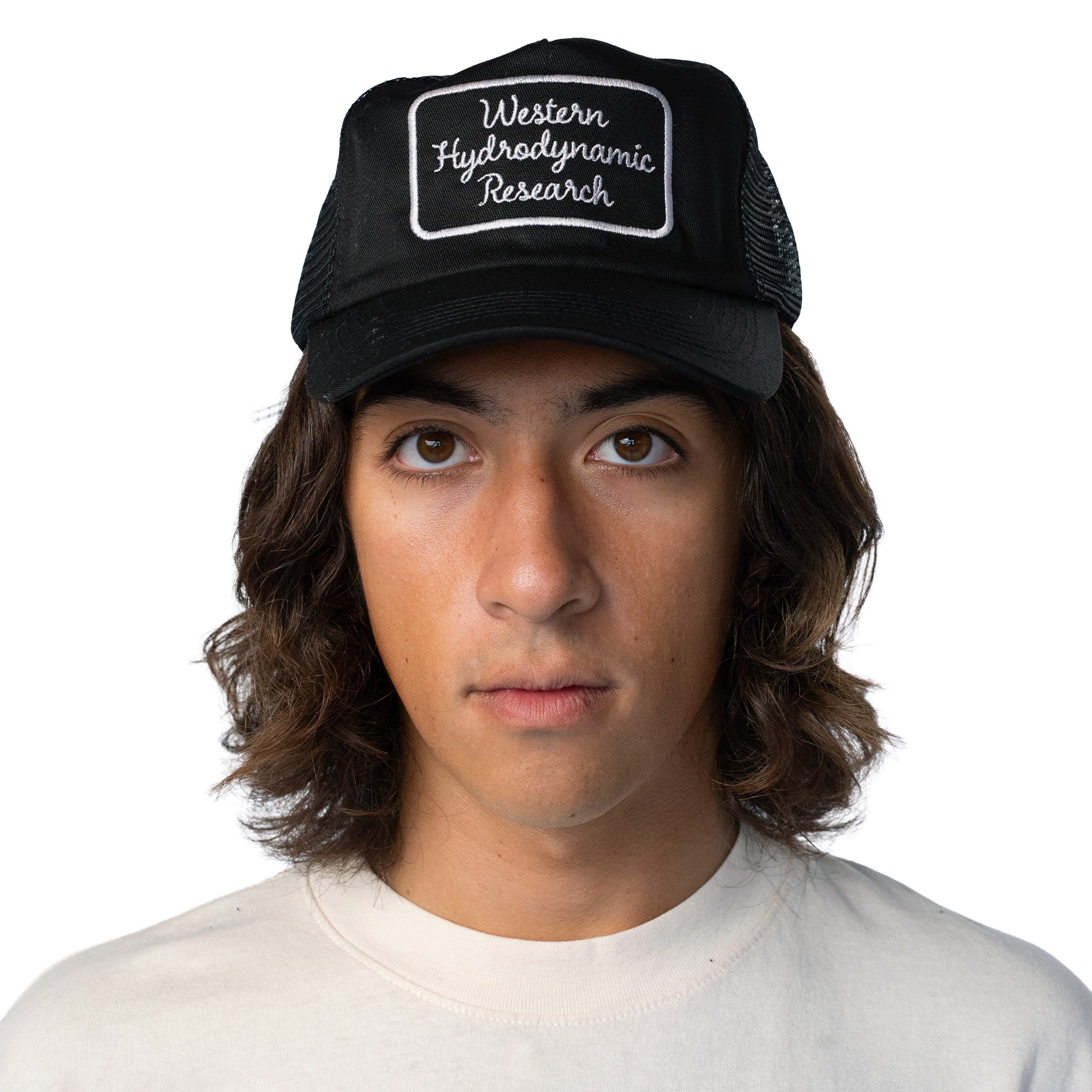 Script Trucker Hat (Black)