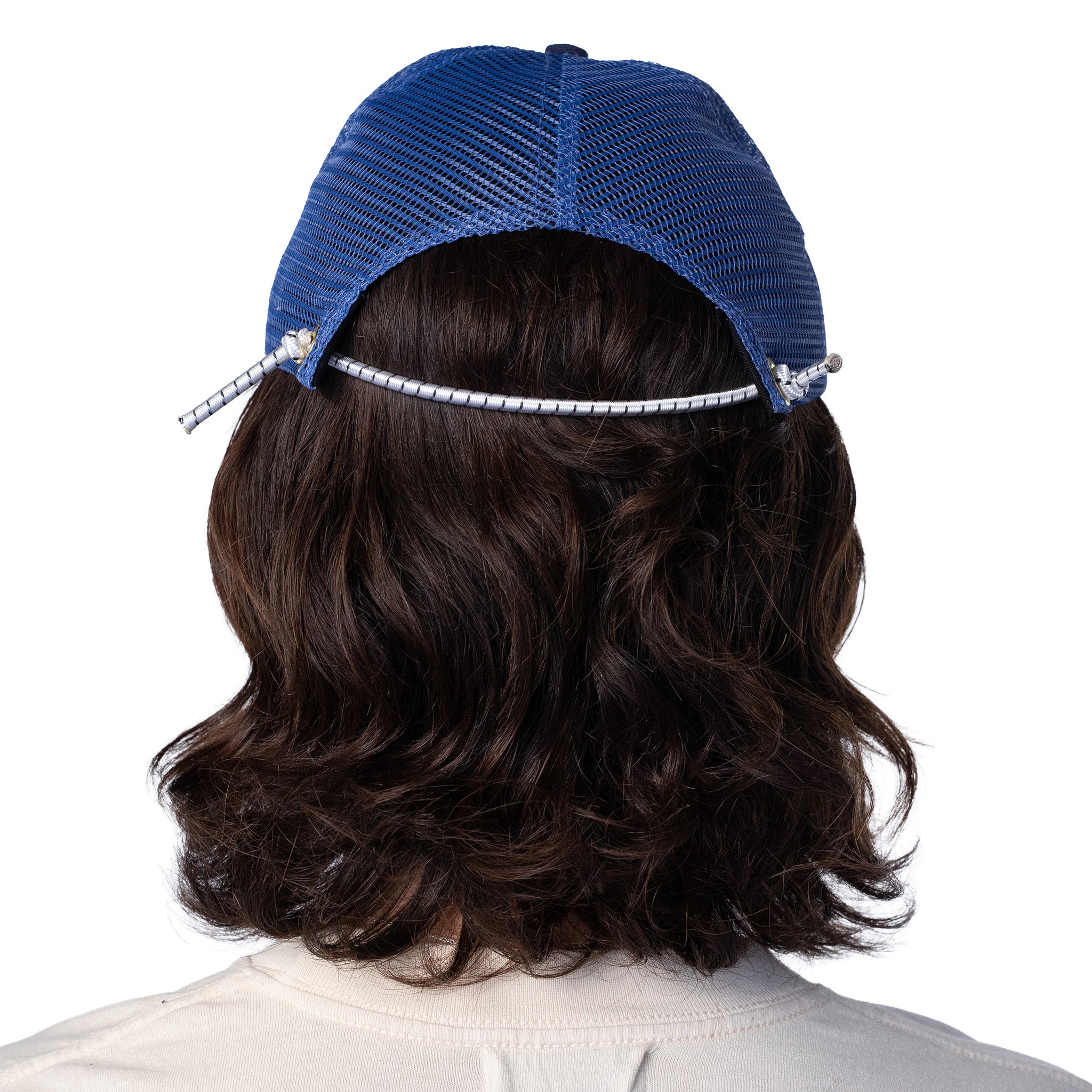 Script Trucker Hat (Navy/Gold)