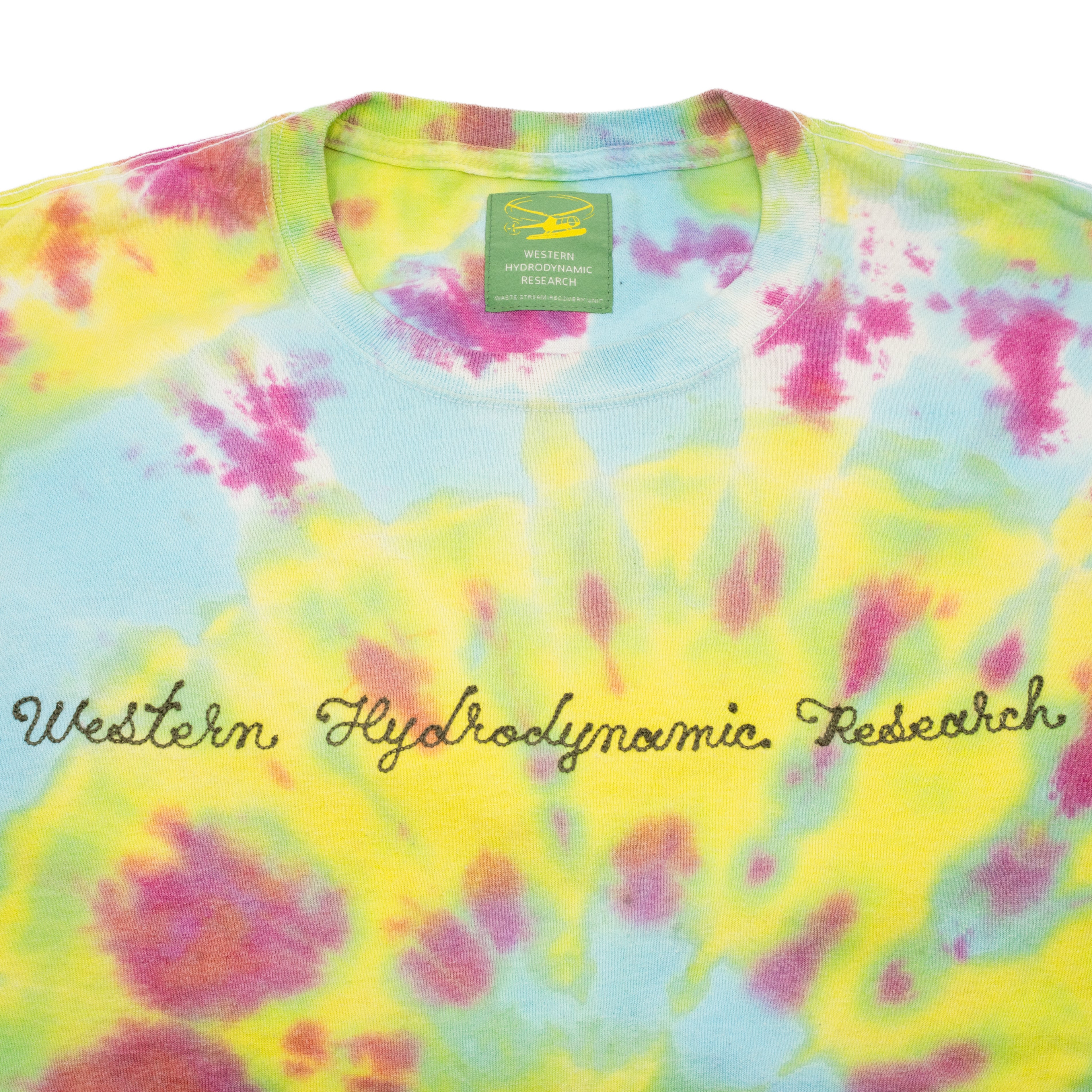 Chain Stitch Tie Dye Tee #13 LARGE