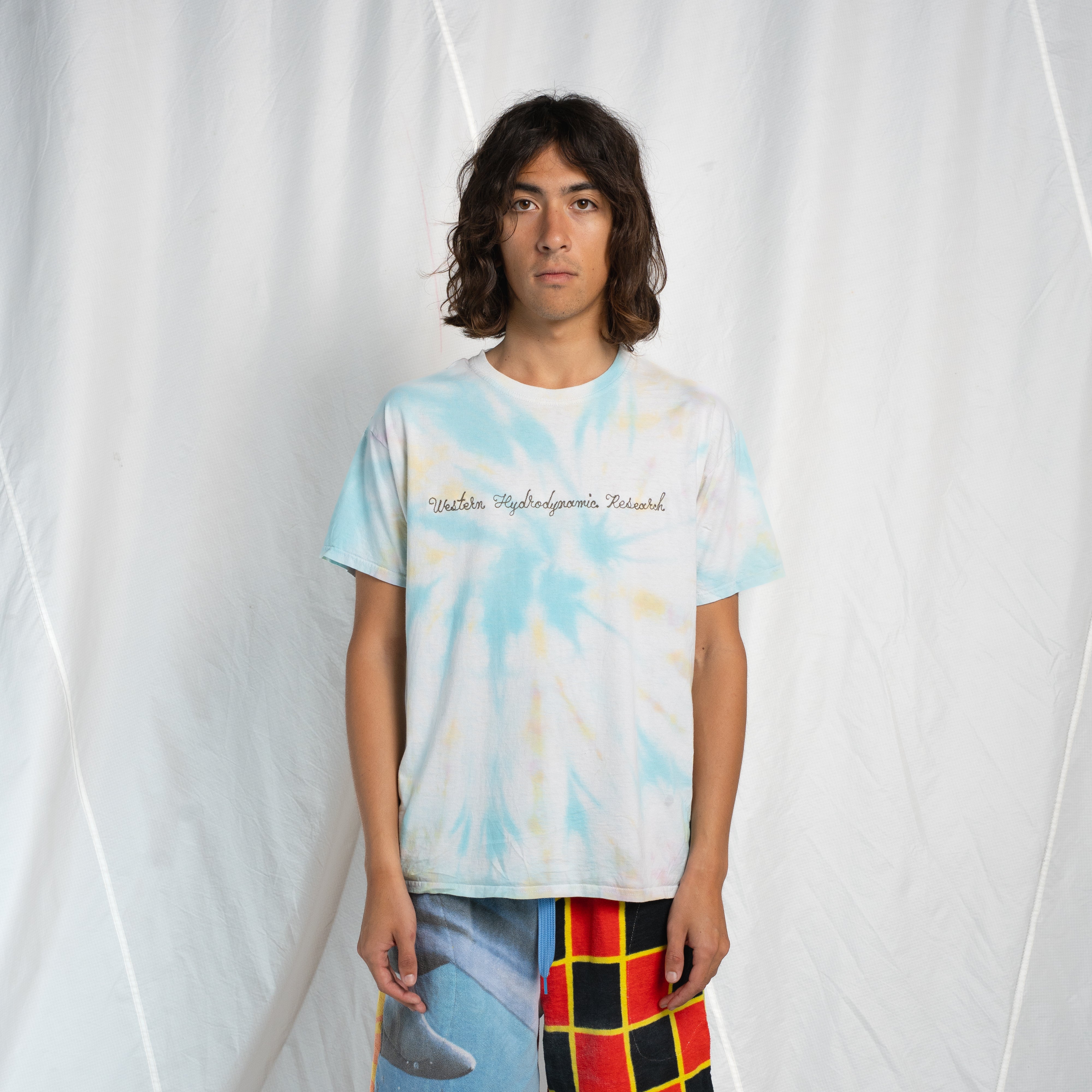 Chain Stitch Tie Dye Tee #14 MEDIUM