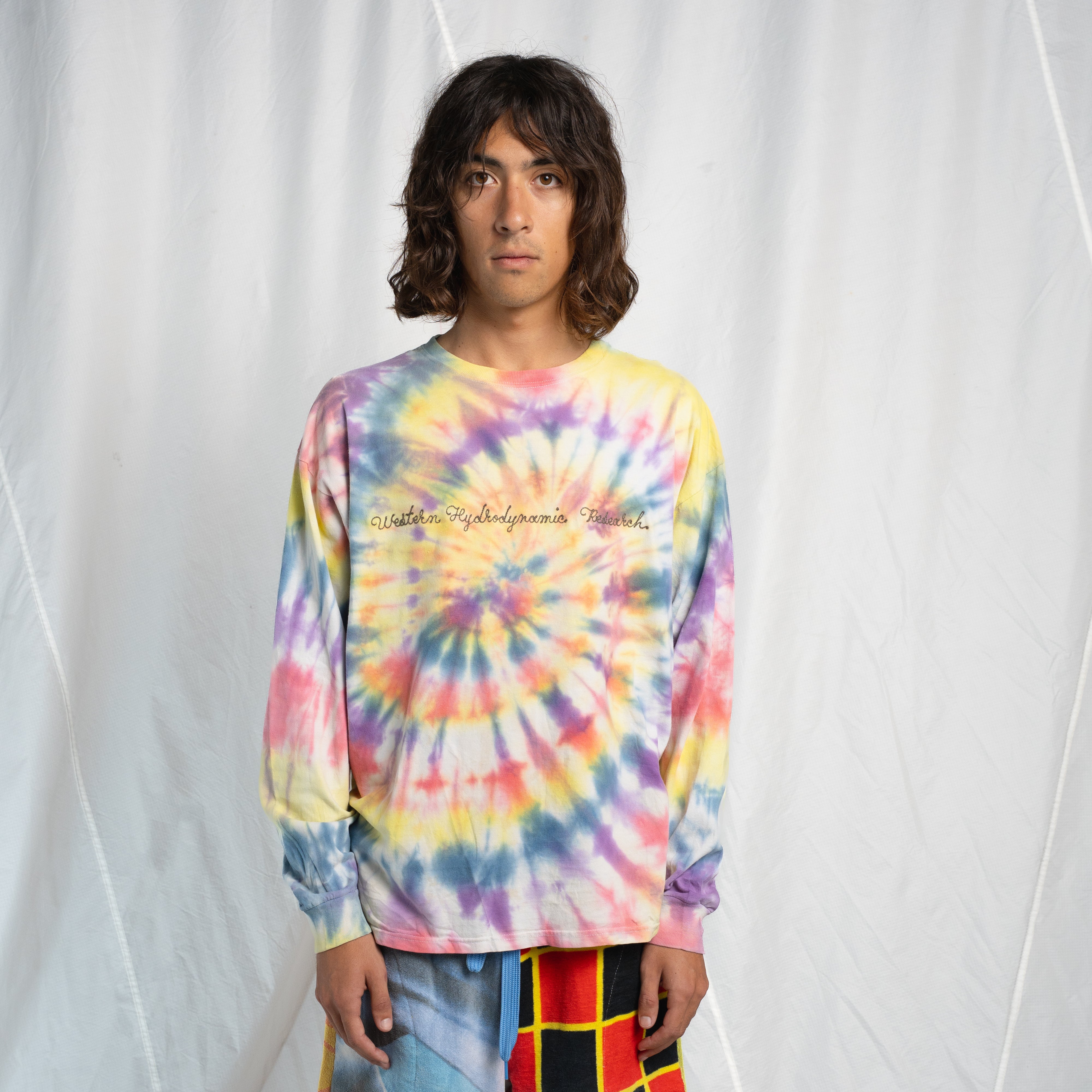 Chain Stitch Tie Dye Tee #2 X-LARGE