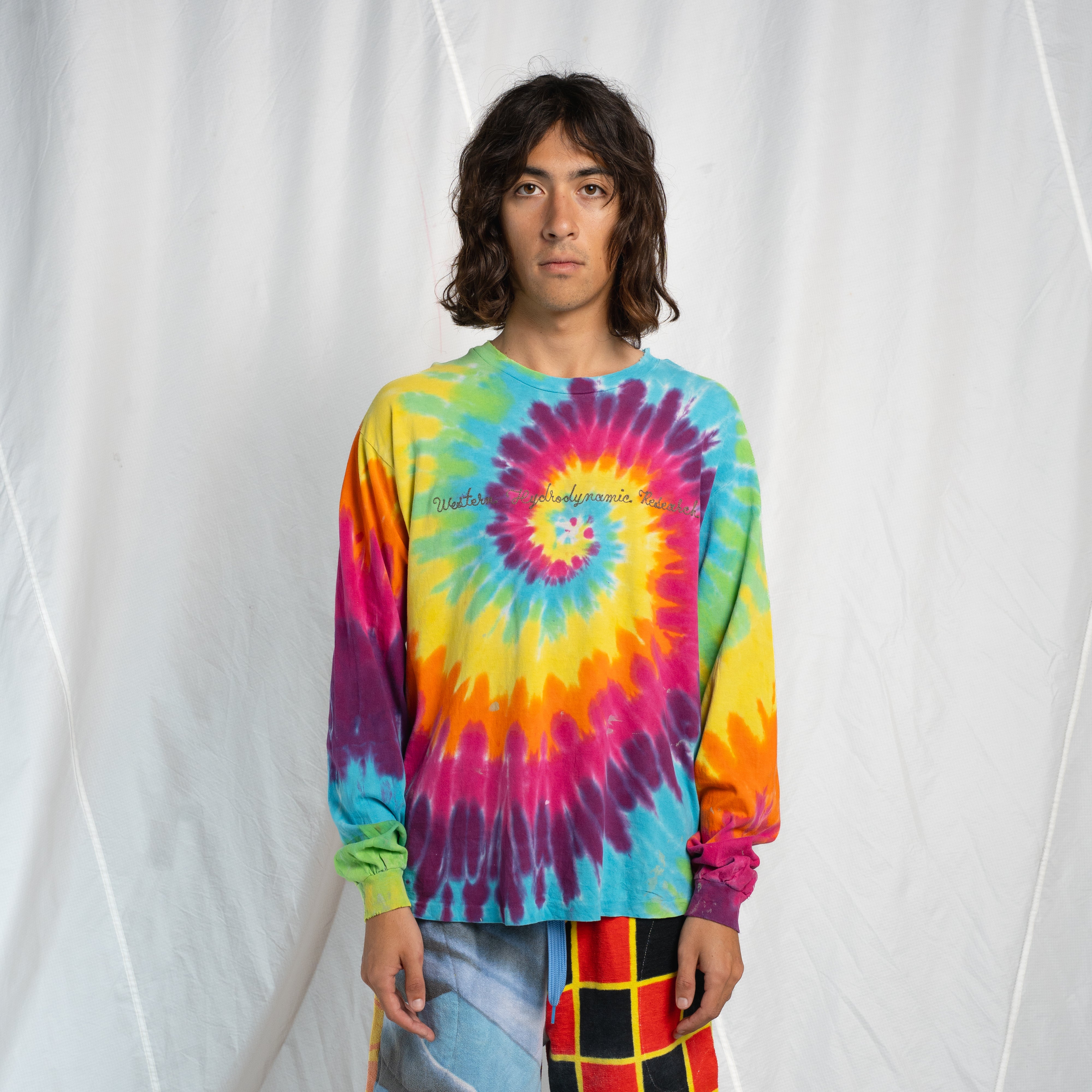 Chain Stitch Tie Dye Tee #18 MEDIUM