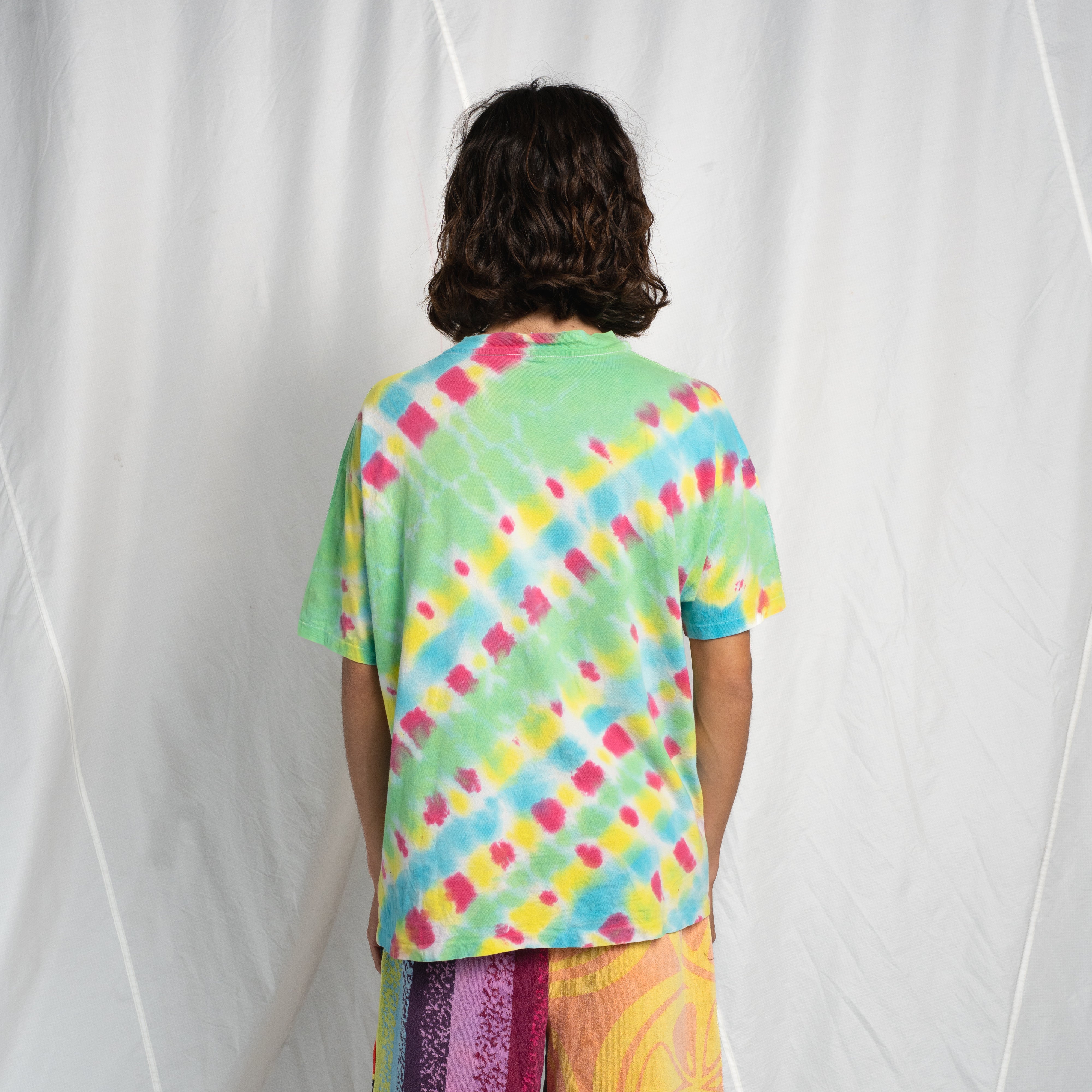 Chain Stitch Tie Dye Tee #19 X-LARGE
