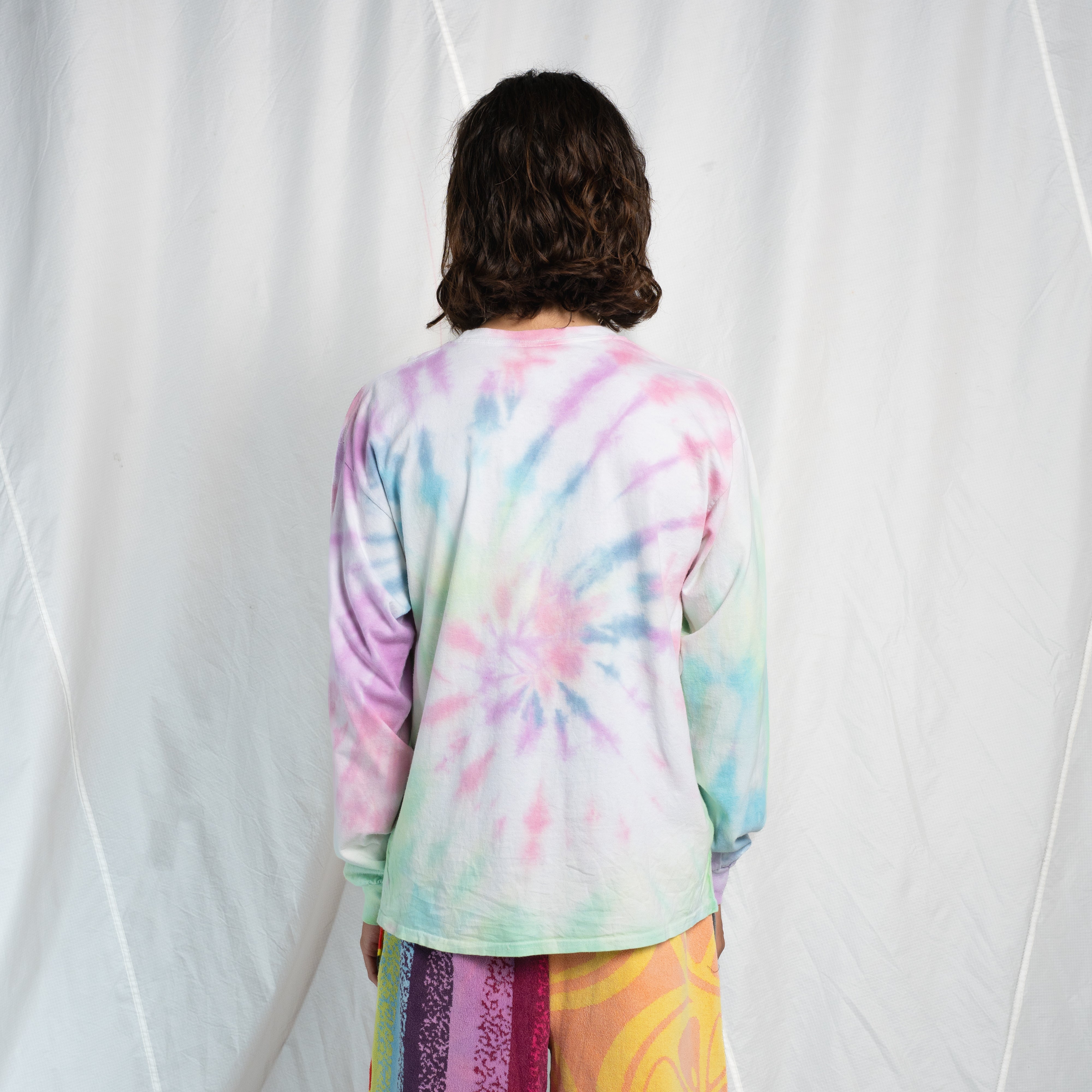 Chain Stitch Tie Dye Tee #20 LARGE