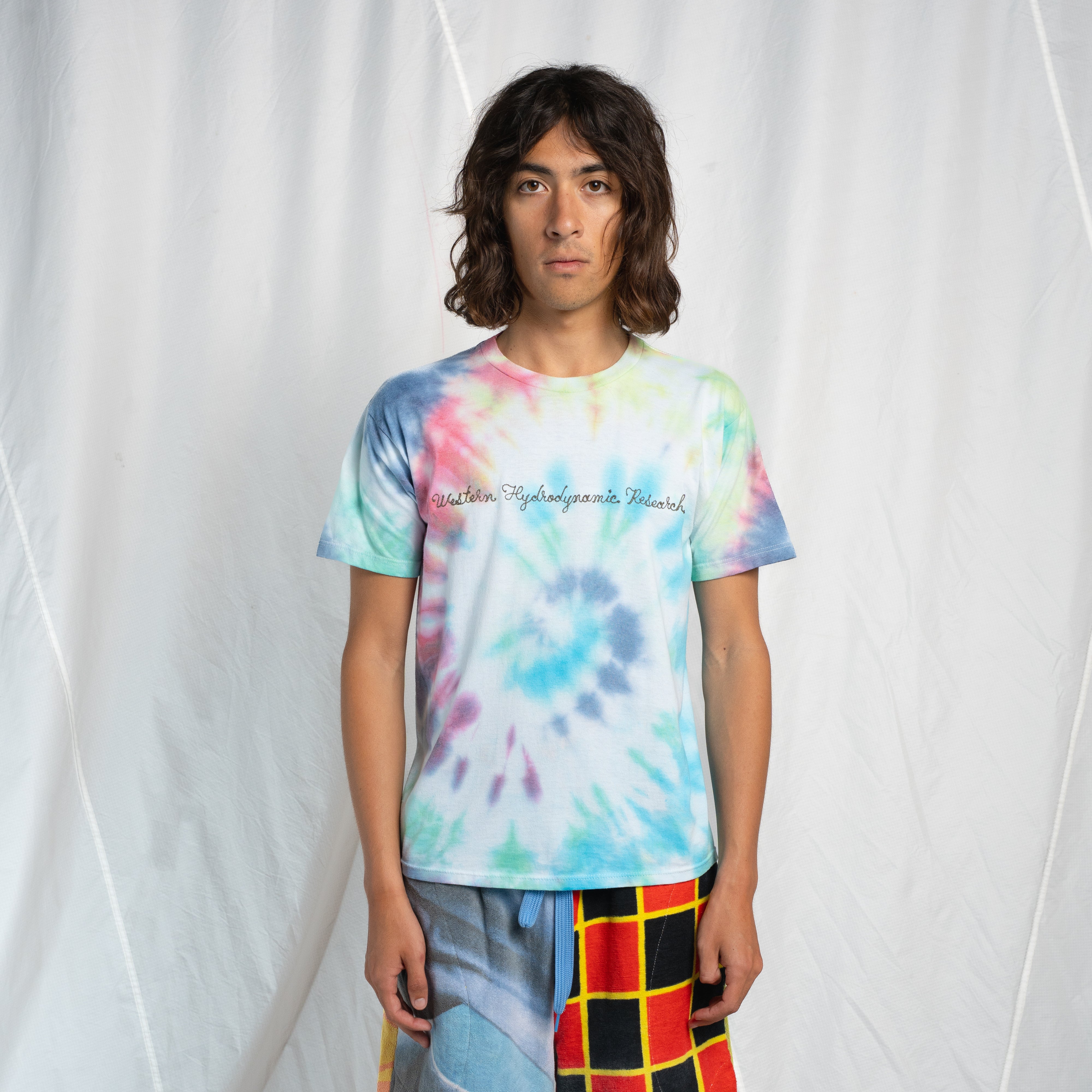 Chain Stitch Tie Dye Tee #24 SMALL