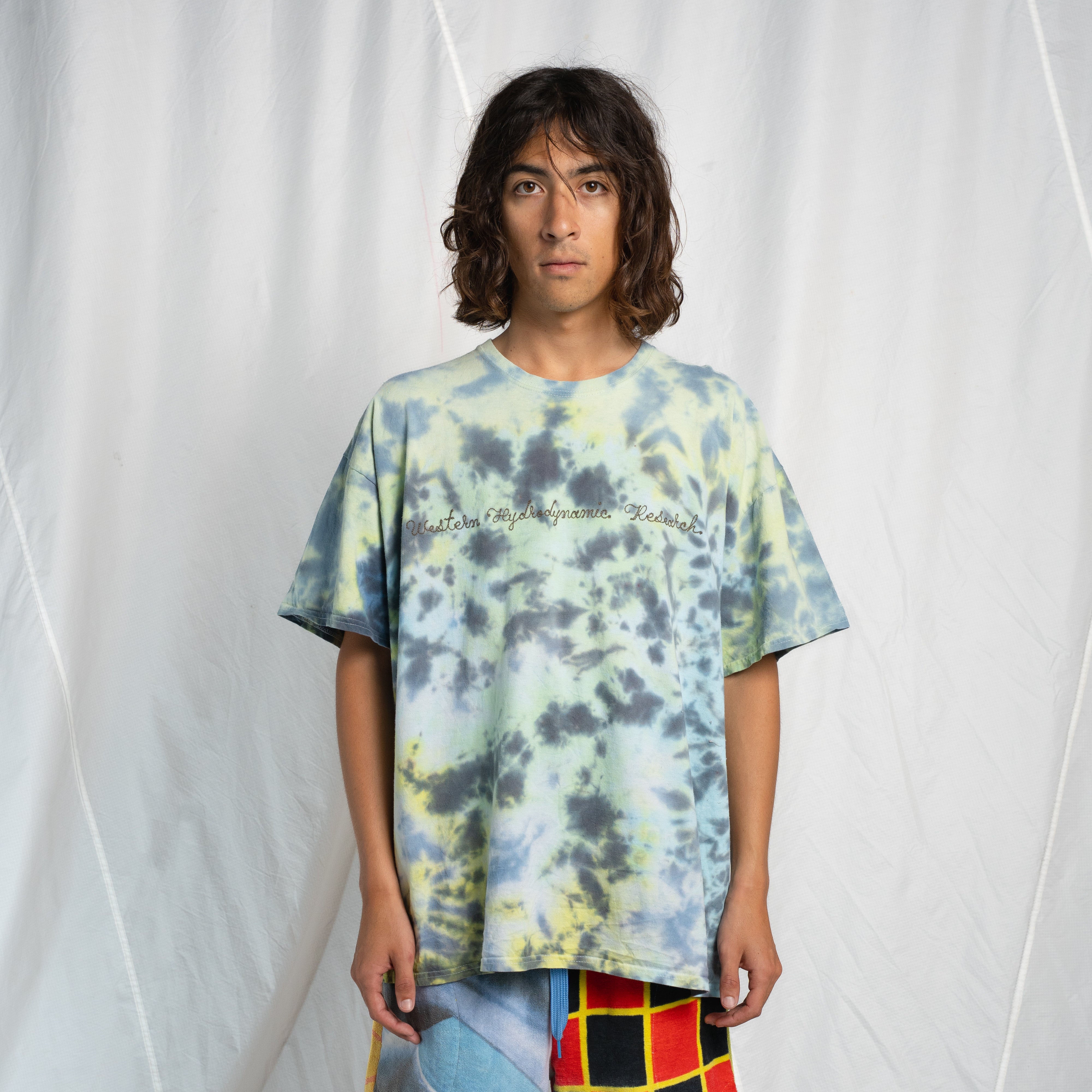 Chain Stitch Tie Dye Tee #3 XX-LARGE