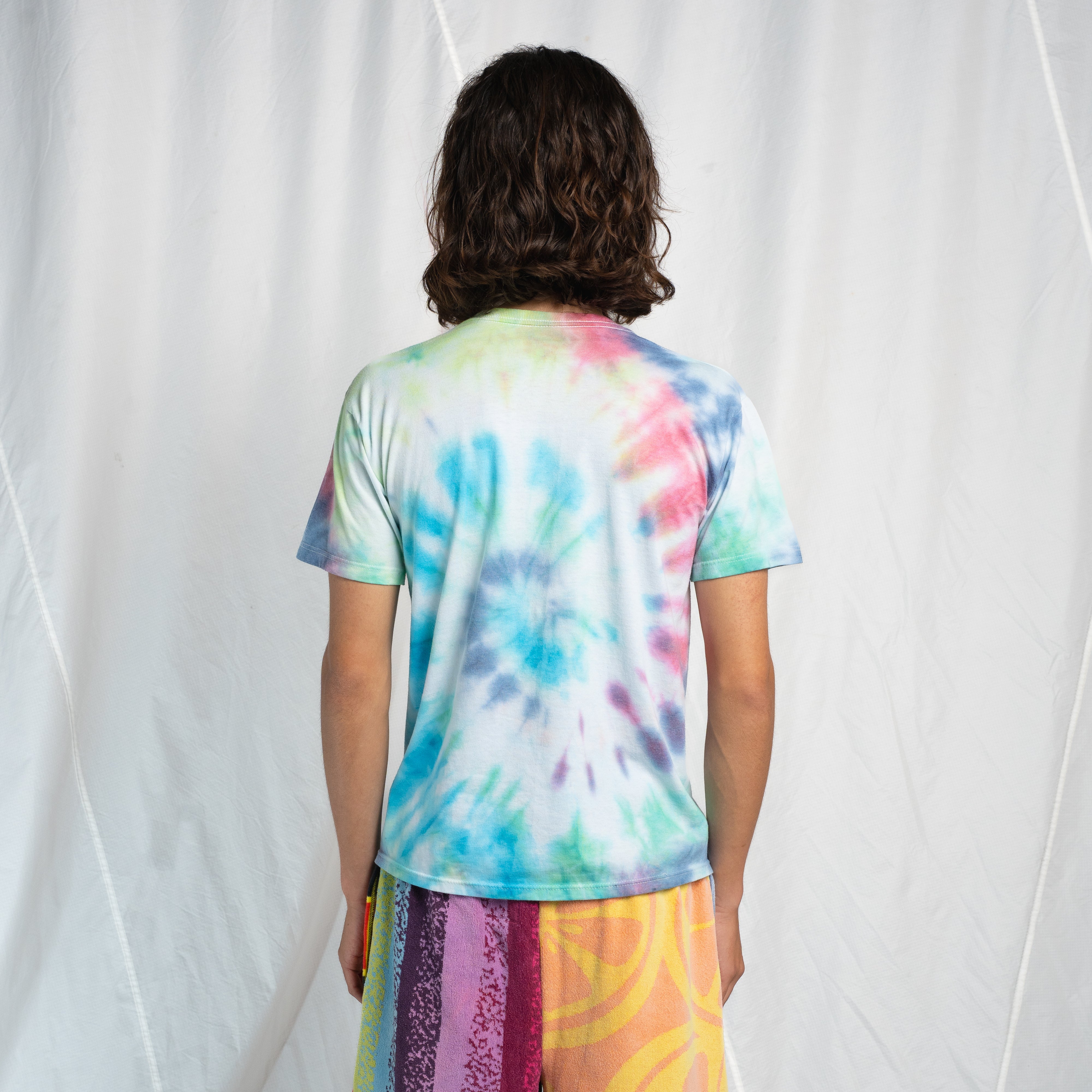 Chain Stitch Tie Dye Tee #24 SMALL
