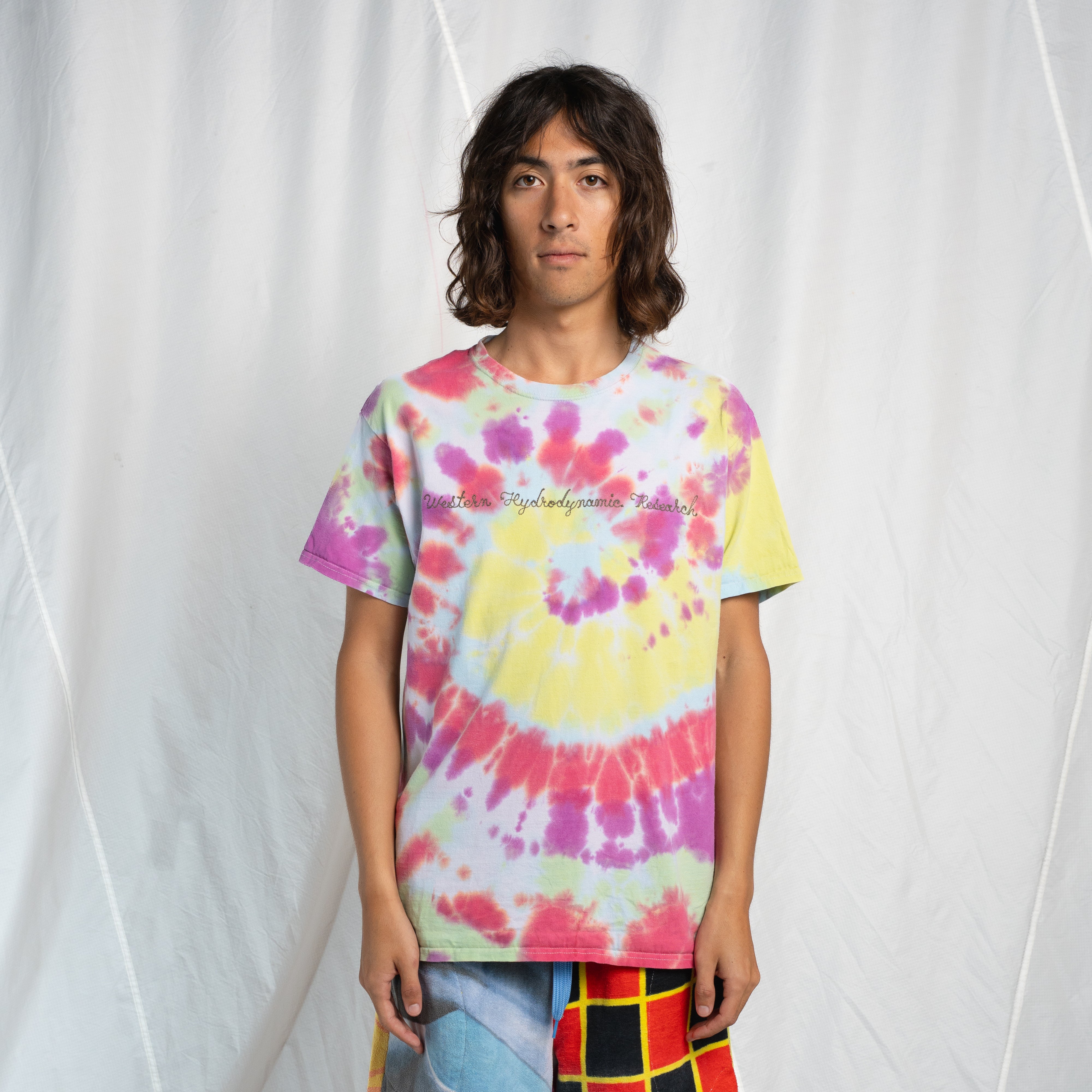Chain Stitch Tie Dye Tee #25 MEDIUM