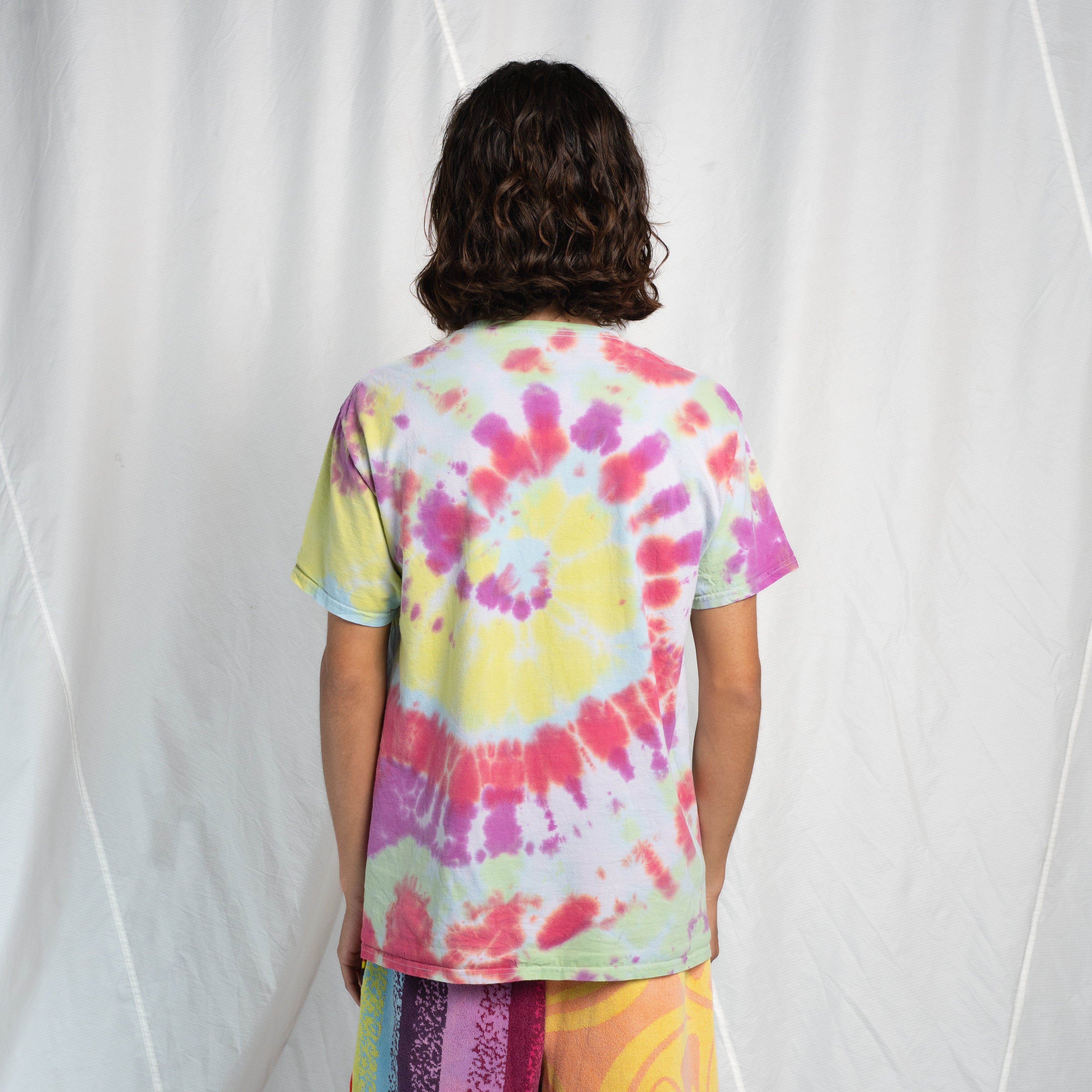 Chain Stitch Tie Dye Tee #25 MEDIUM