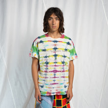 Load image into Gallery viewer, Chain Stitch Tie Dye Tee #5 LARGE
