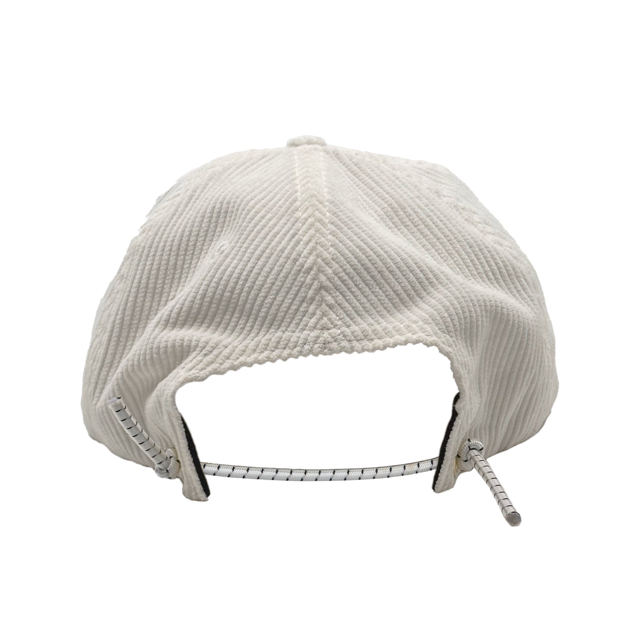 Whale Cord Hat (White/Navy)