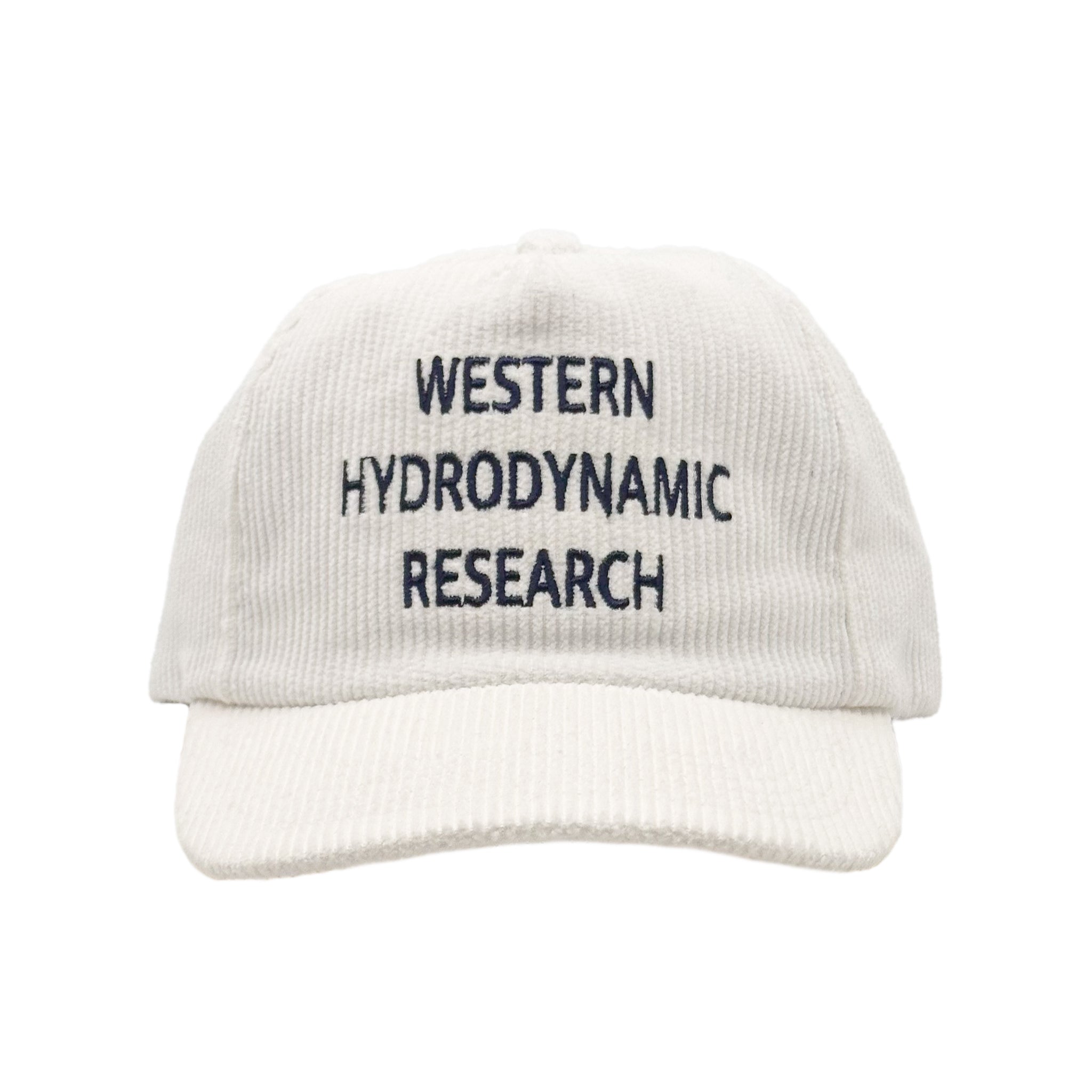 Whale Cord Hat (White/Navy)