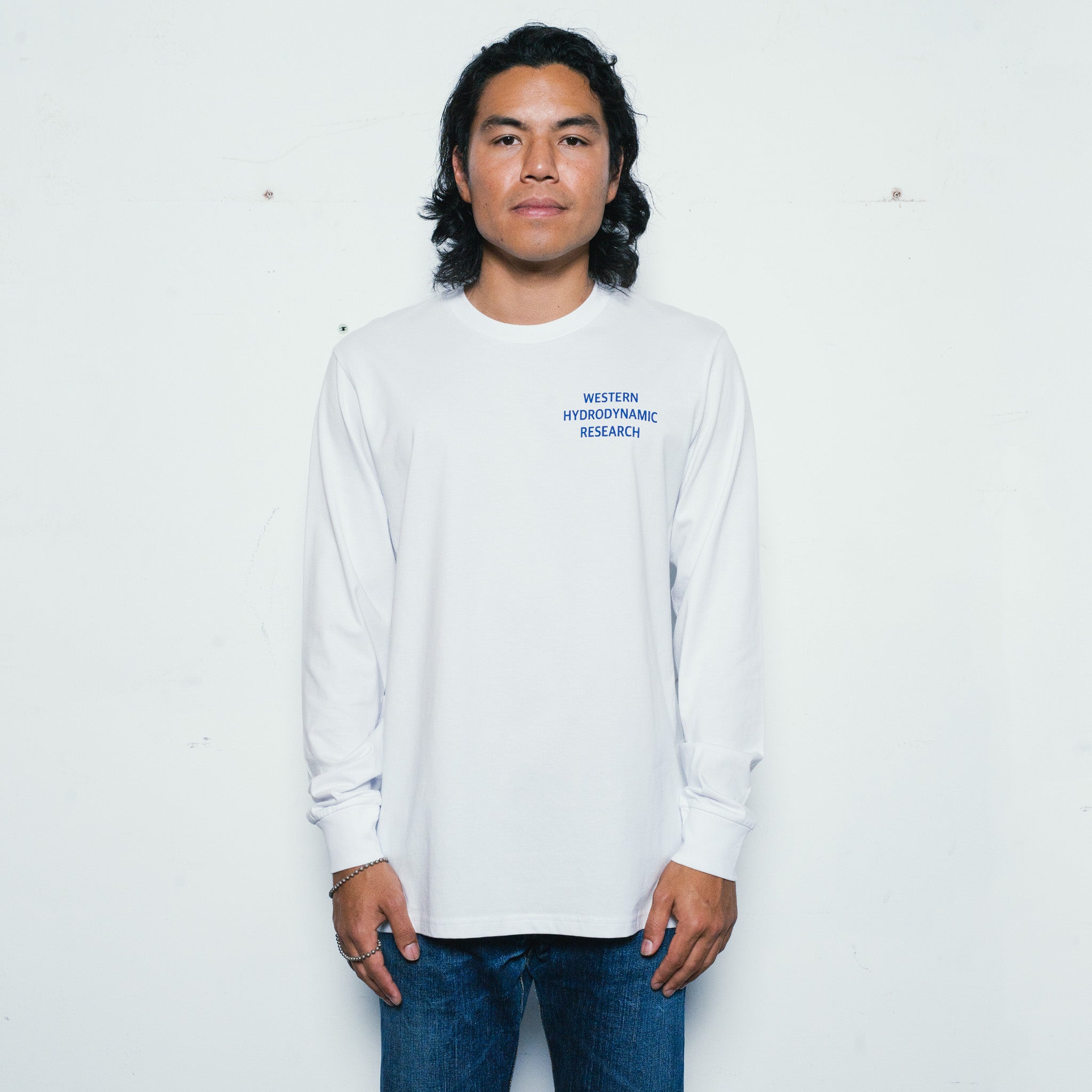 L/S Worker Tee (White)